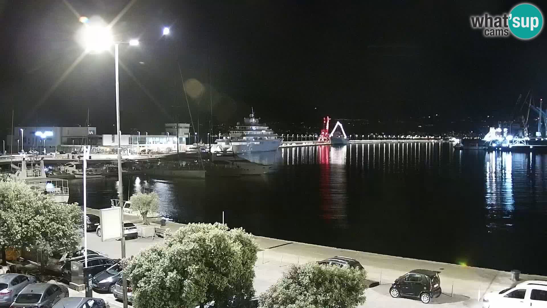 Riva i Marina u Rijeci – Web kamera uživo u Hrvatskoj
