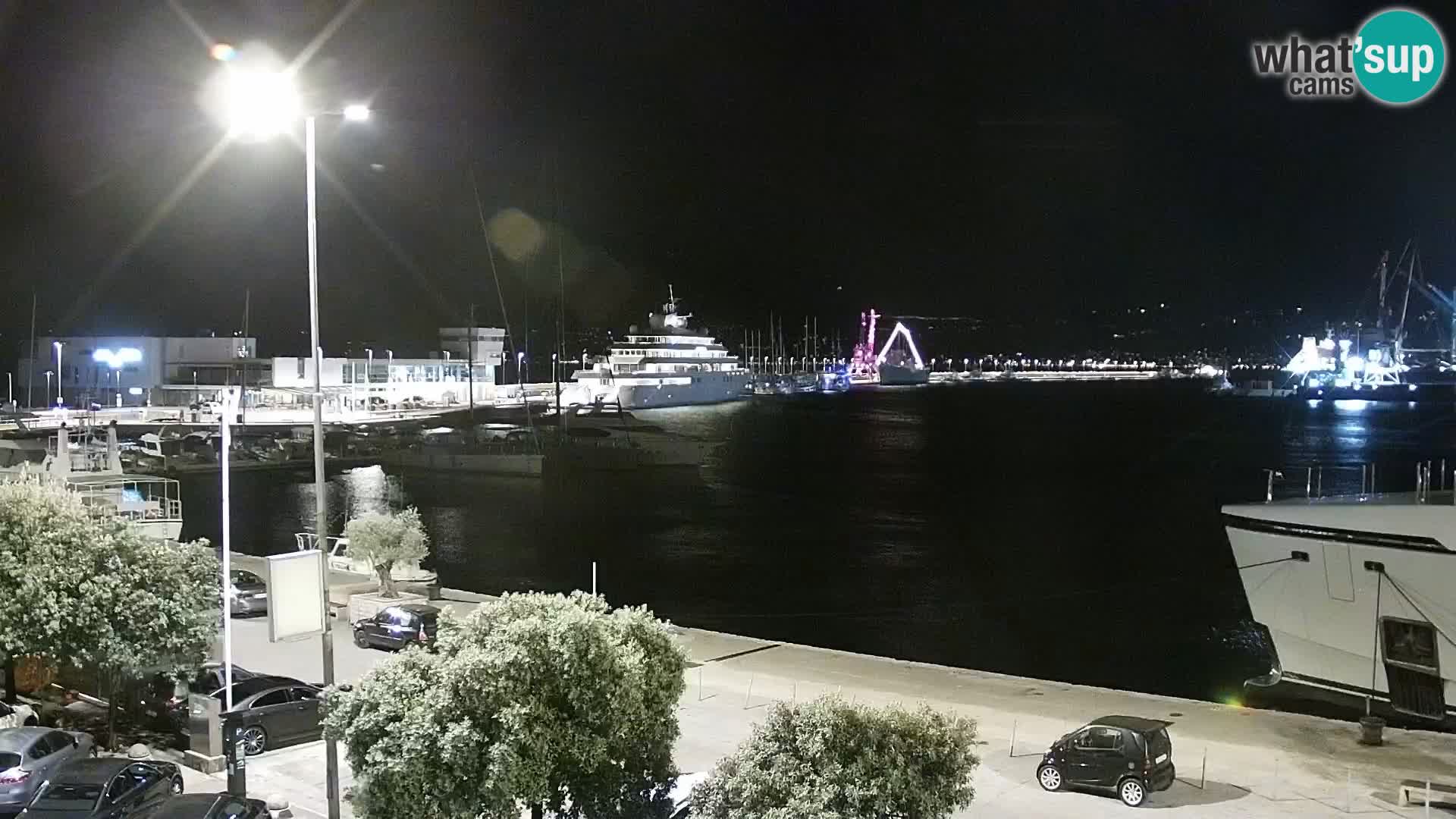 La Riva e la Marina a Rijeka (Fiume) – Live Webcam Croazia