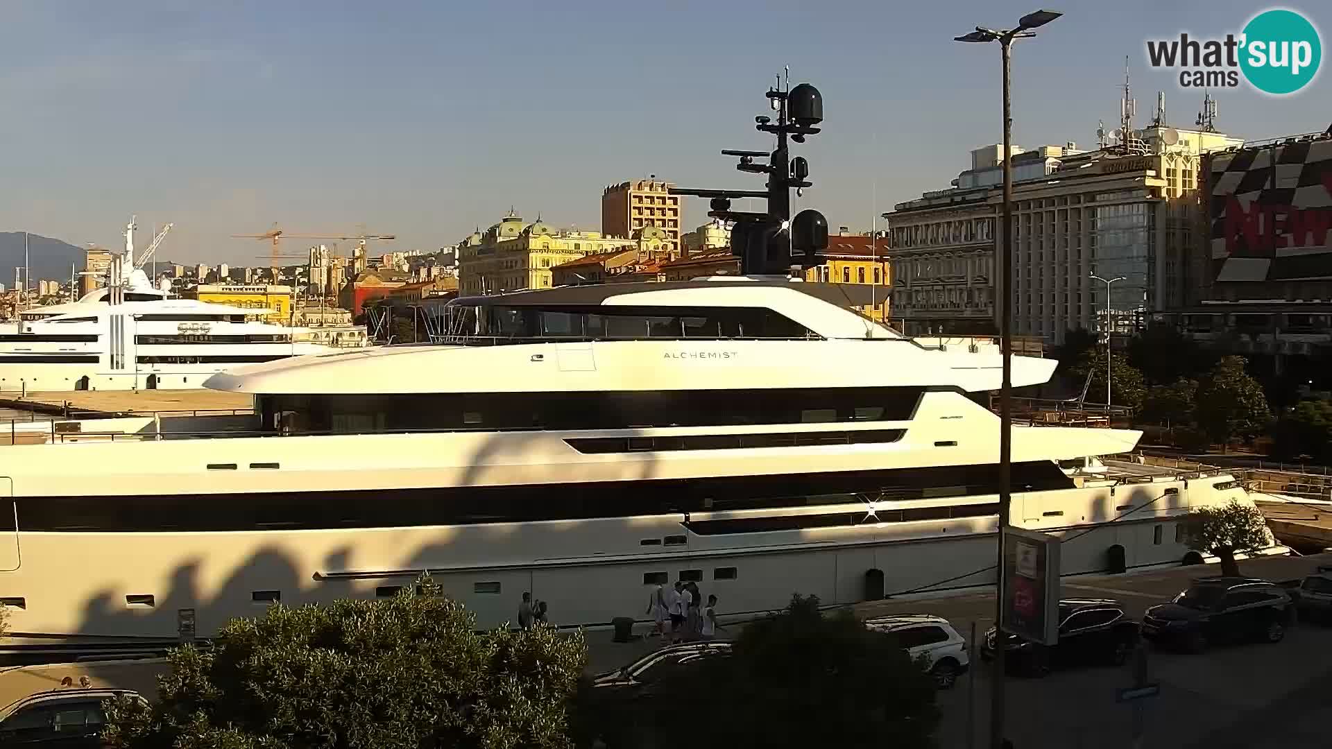 Fiume – Il porto e la Riva
