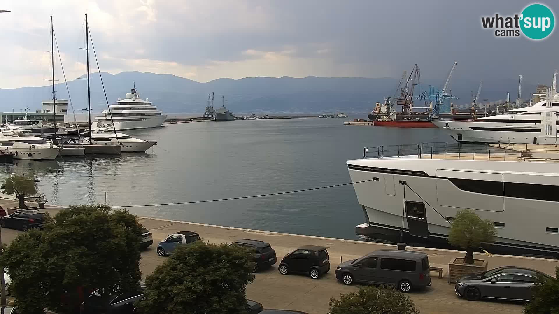 Rijeka – luka i ulica Riva