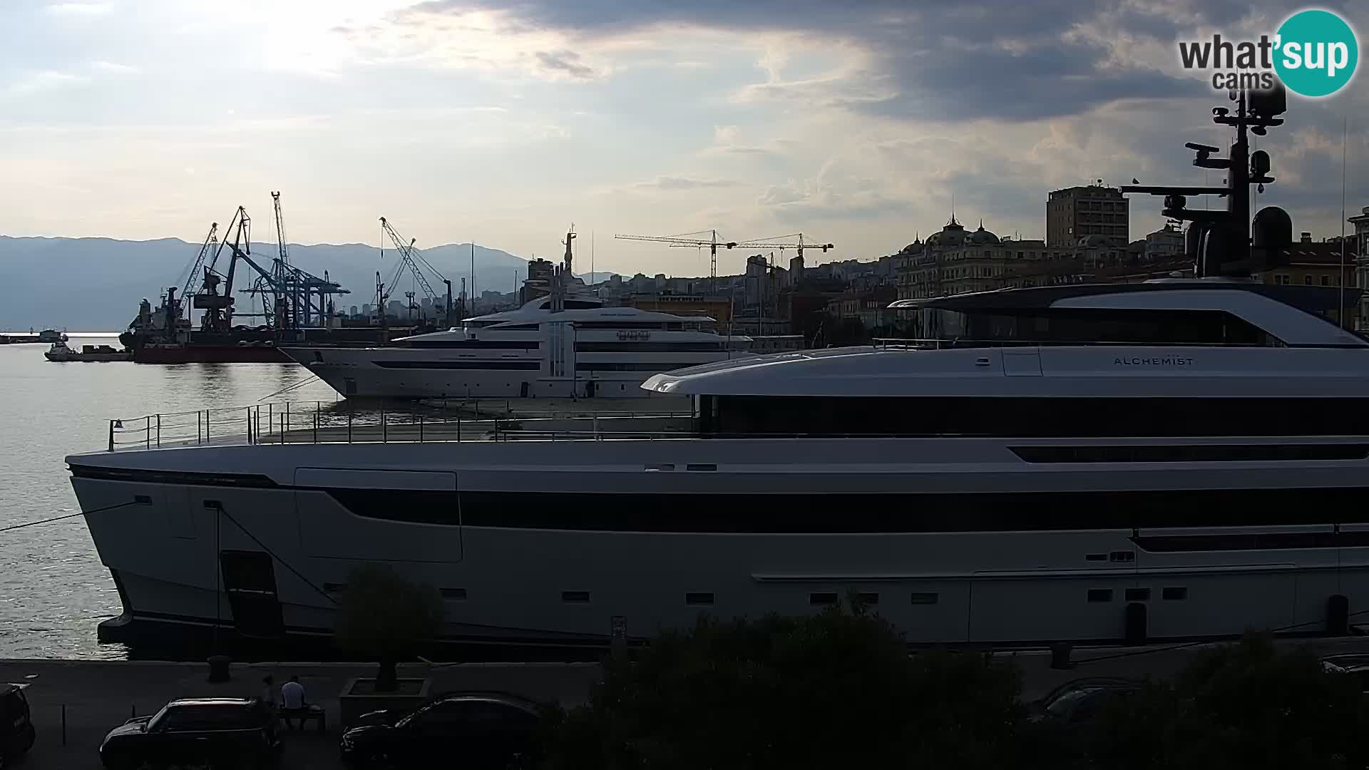 Rijeka – luka i ulica Riva