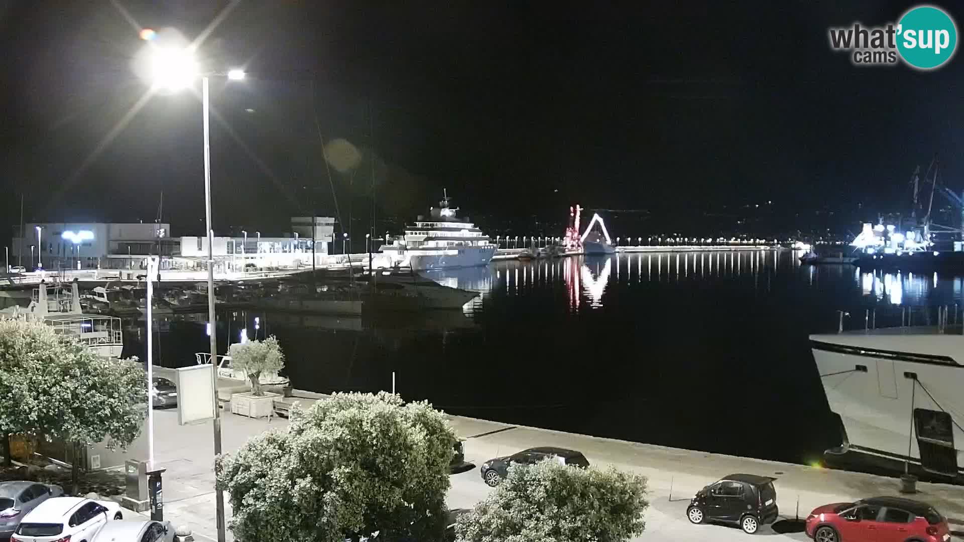 La Riva e la Marina a Rijeka (Fiume) – Live Webcam Croazia
