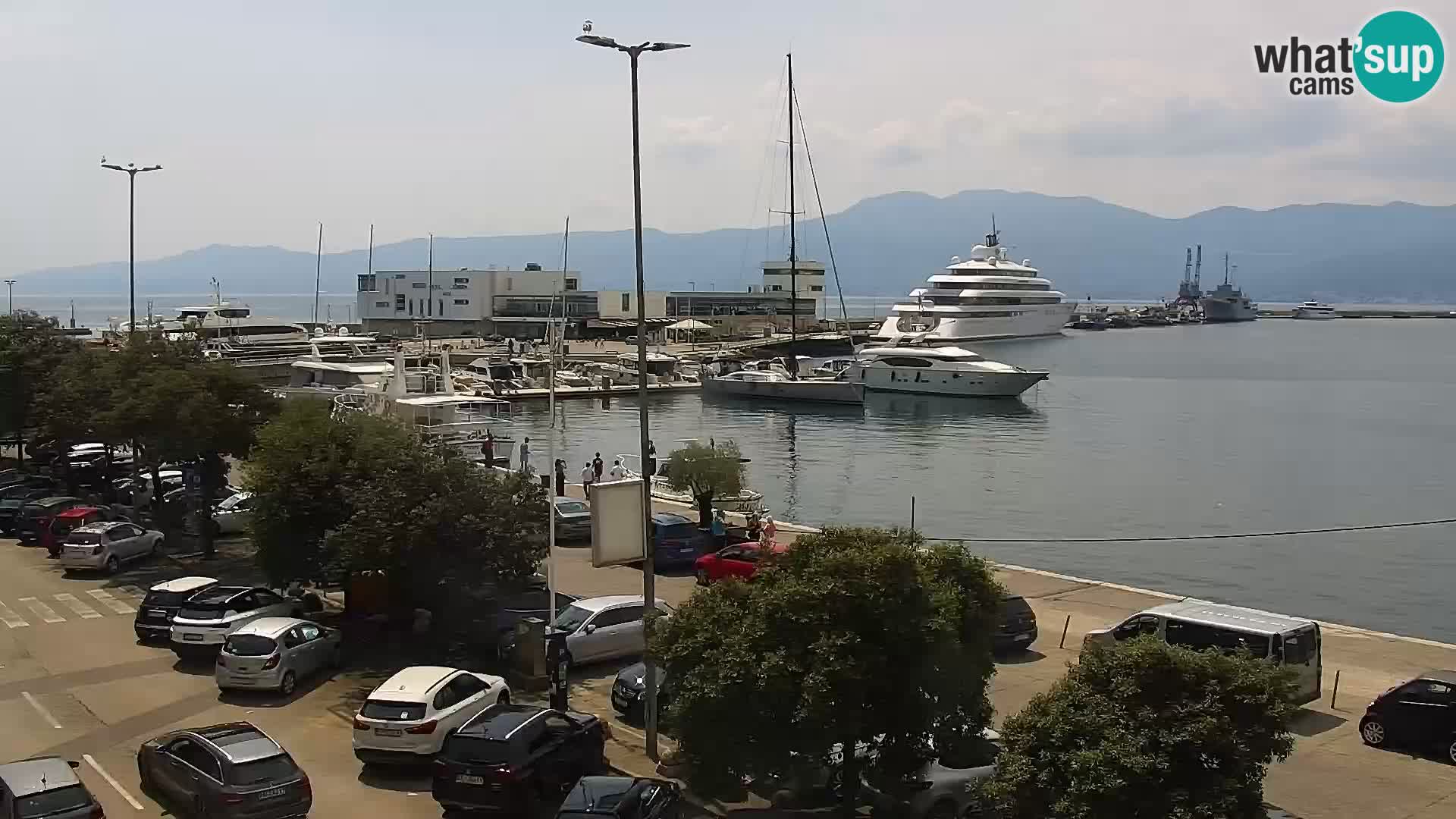 Riva i Marina u Rijeci – Web kamera uživo u Hrvatskoj