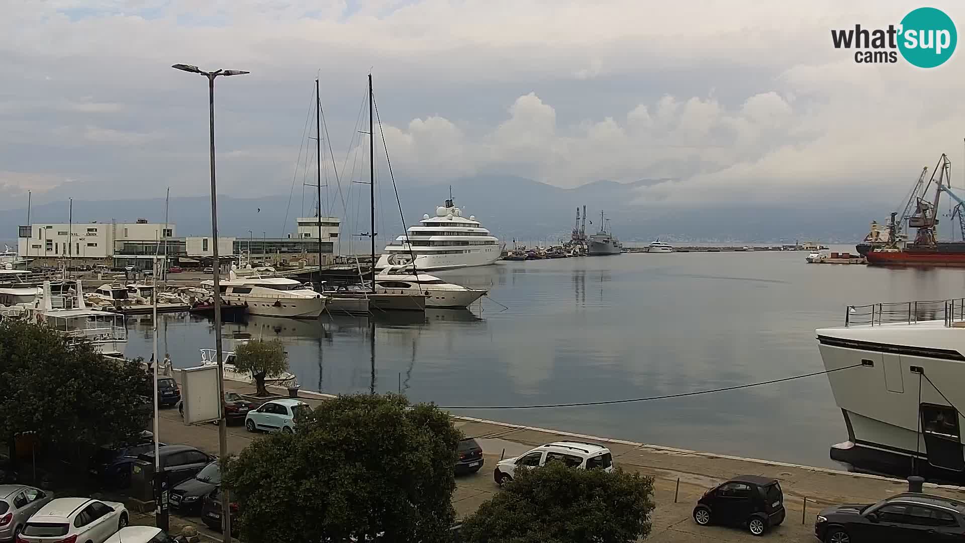 Fiume – Il porto e la Riva