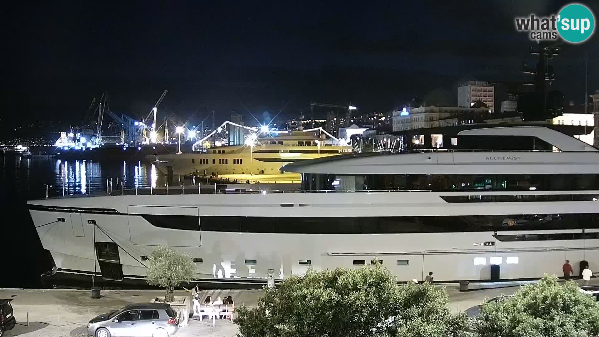 La Riva e la Marina a Rijeka (Fiume) – Live Webcam Croazia