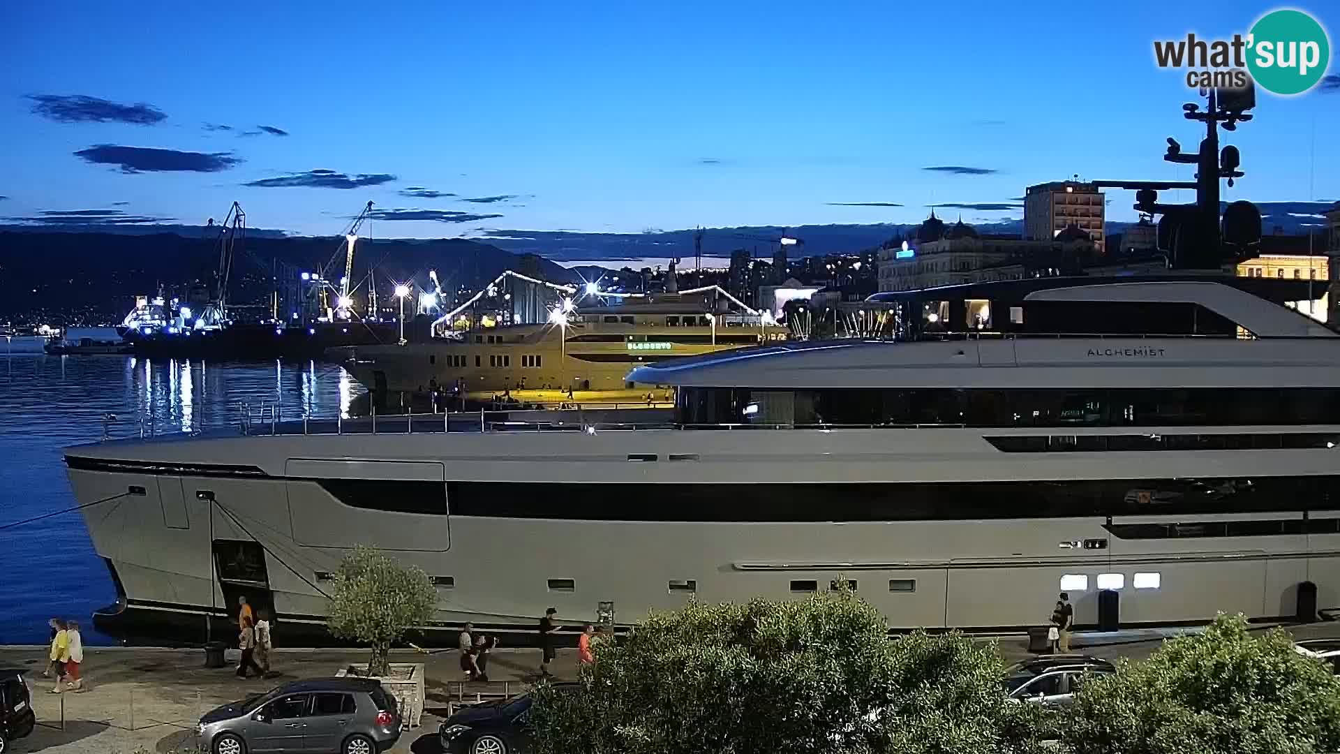 Rijeka – luka i ulica Riva