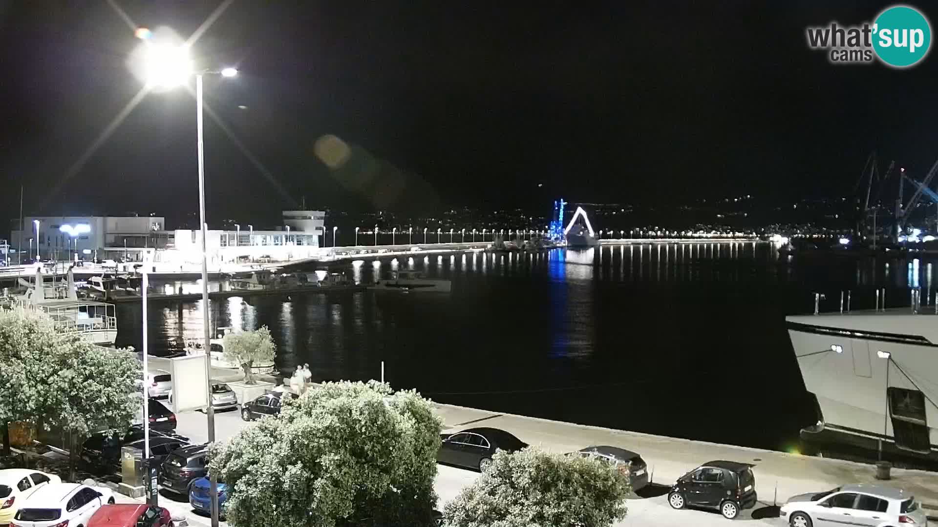 Fiume – Il porto e la Riva