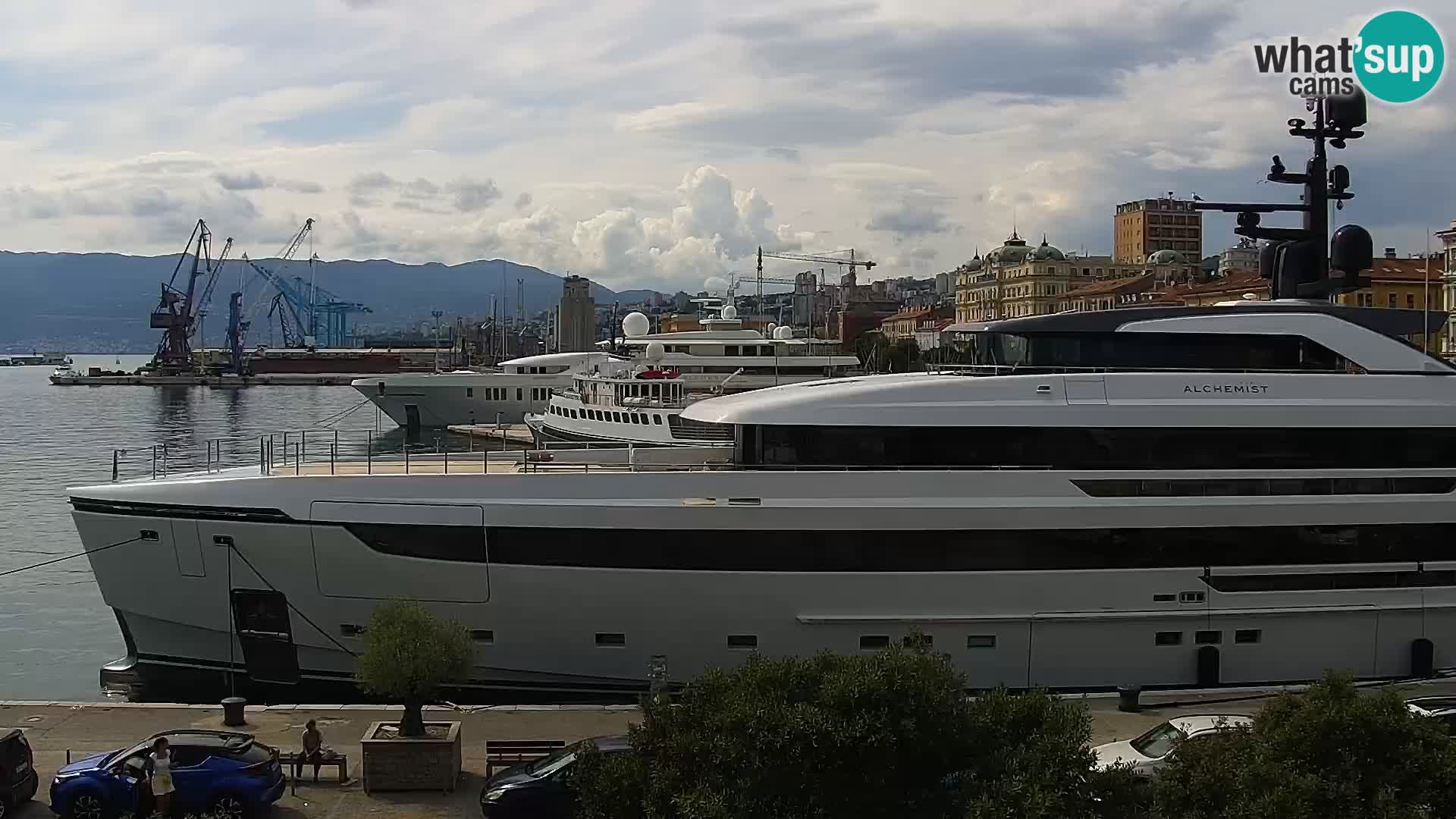Fiume – Il porto e la Riva
