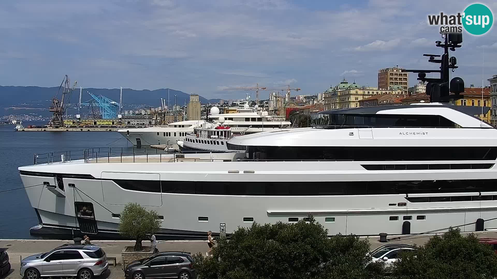 Fiume – Il porto e la Riva