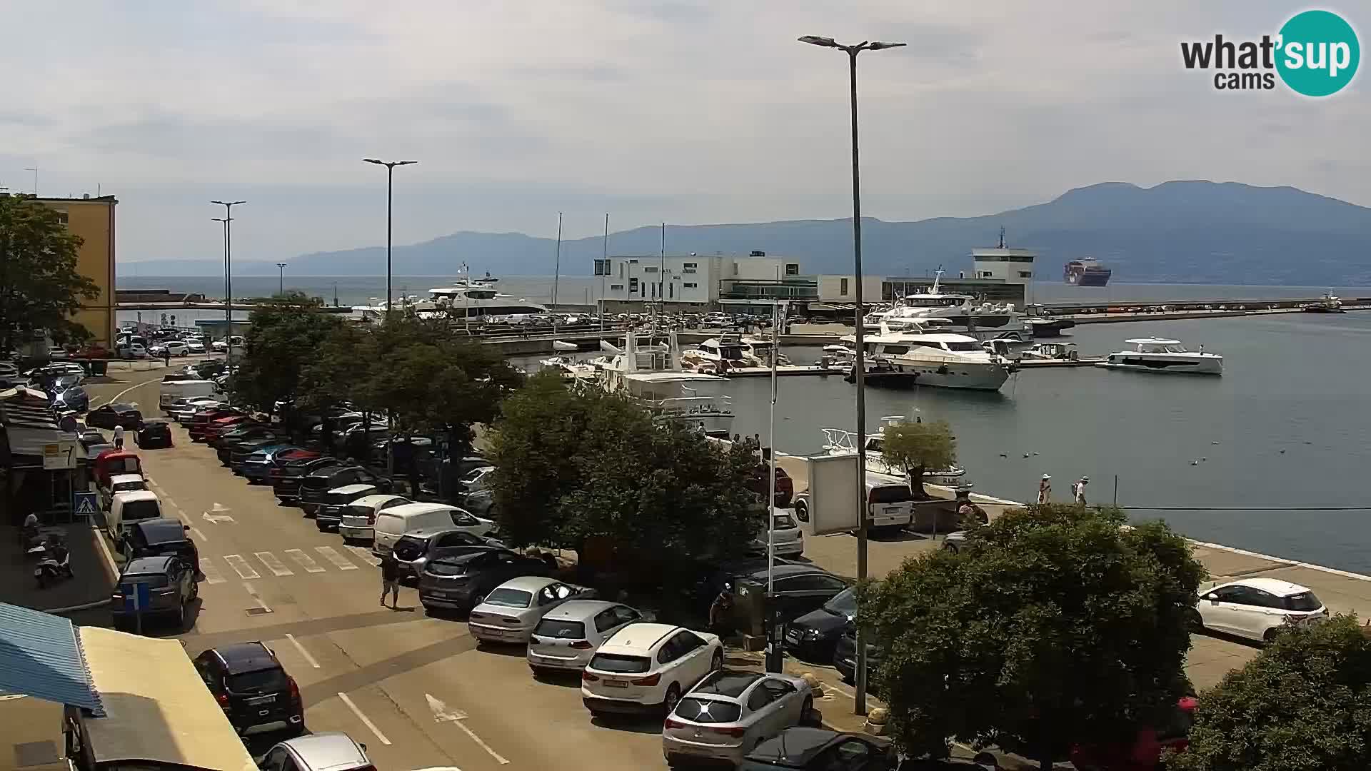 Riva i Marina u Rijeci – Web kamera uživo u Hrvatskoj