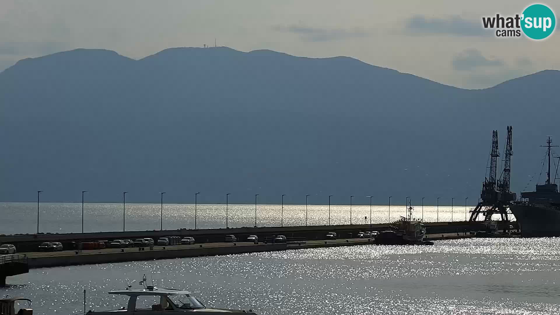 Die Riva und Marina in Rijeka – Live Webcam Kroatien