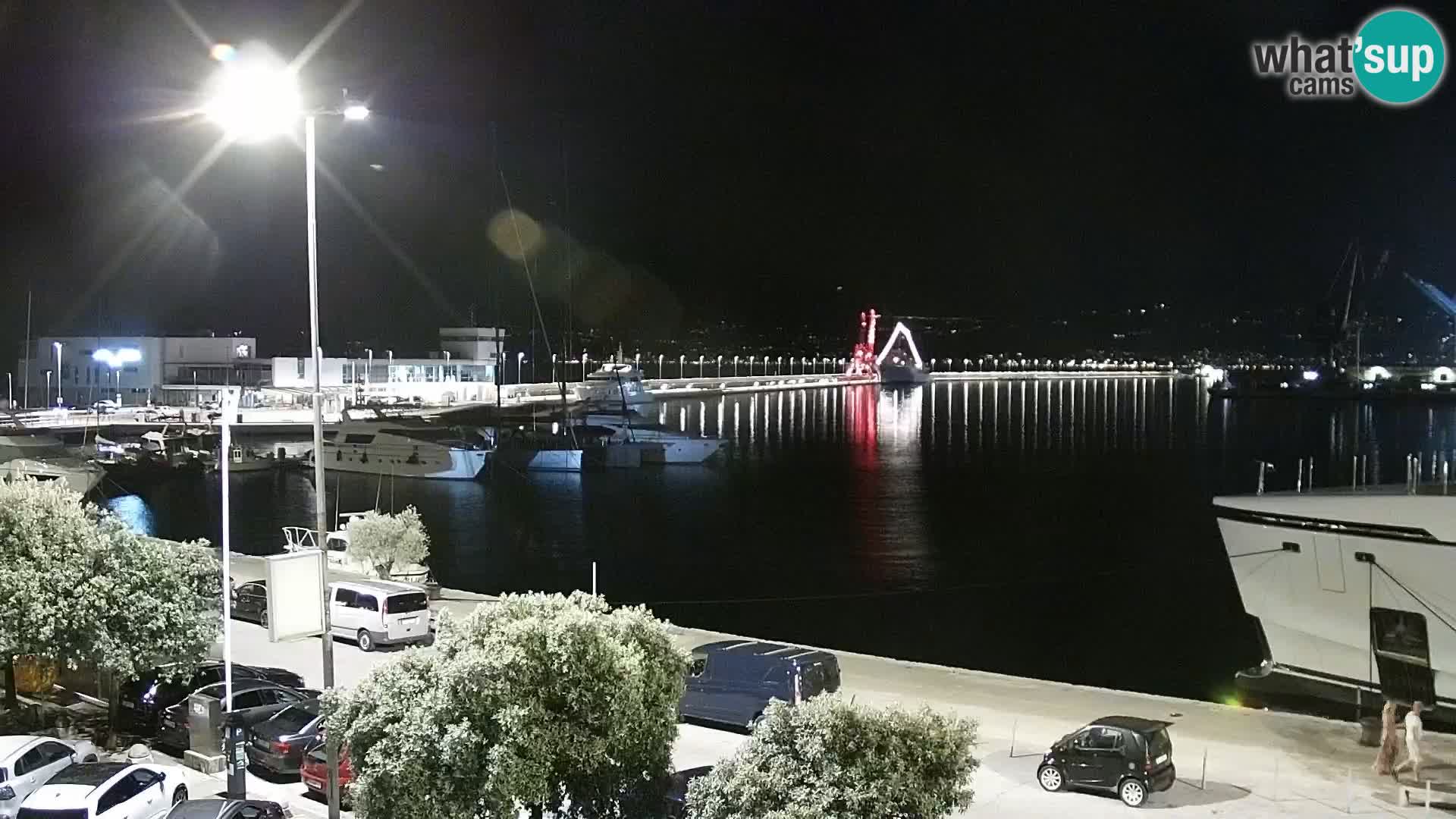 La Riva y Marina en Rijeka – Webcam en vivo Croacia