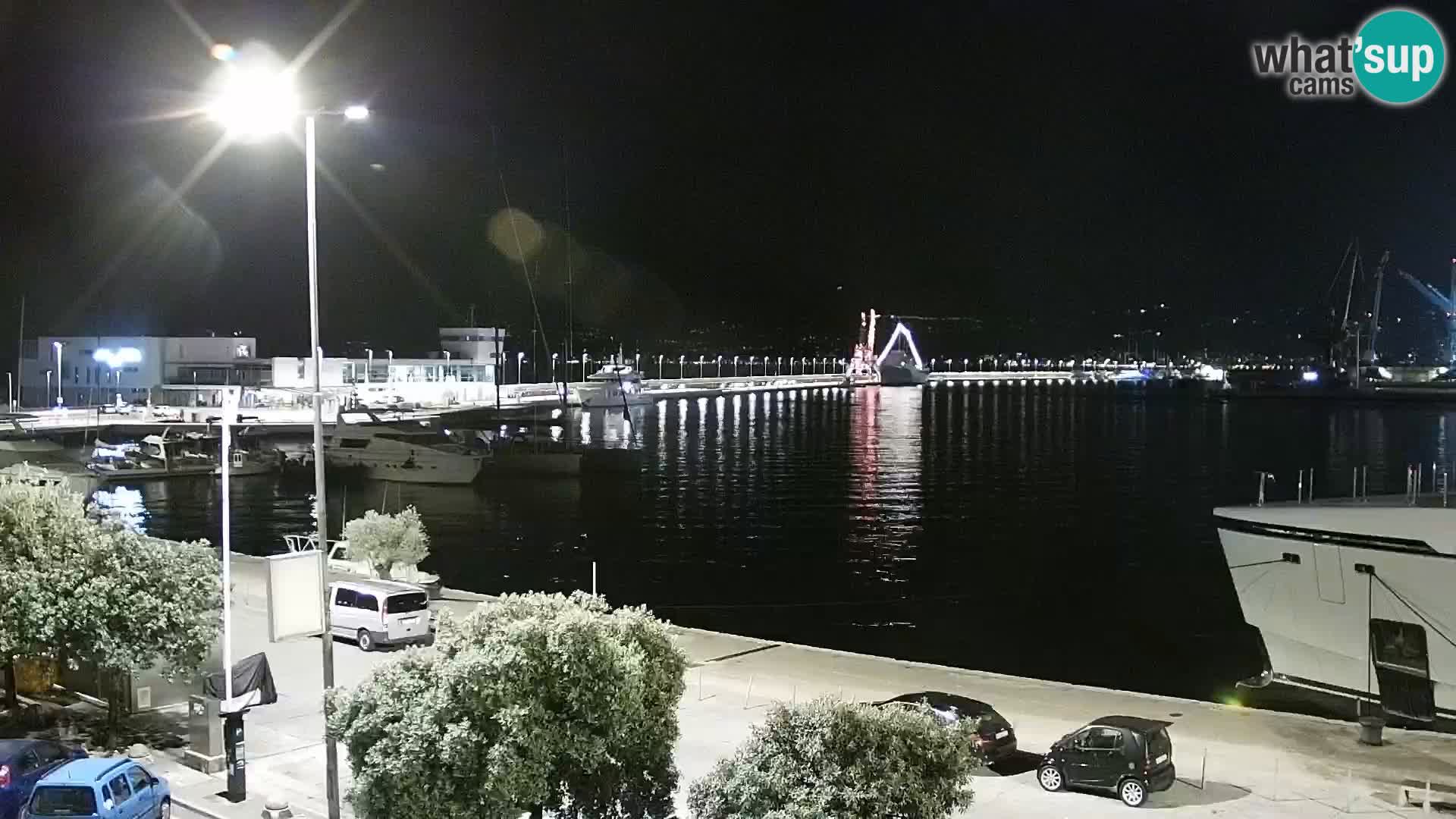 Riva i Marina u Rijeci – Web kamera uživo u Hrvatskoj