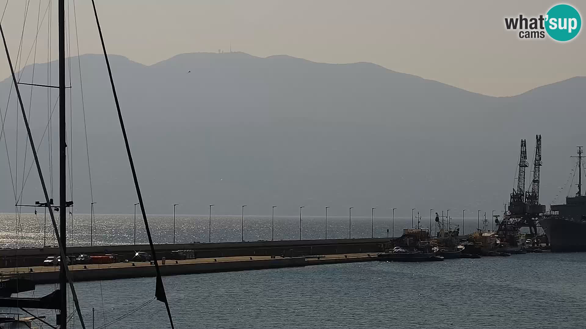 La Riva e la Marina a Rijeka (Fiume) – Live Webcam Croazia