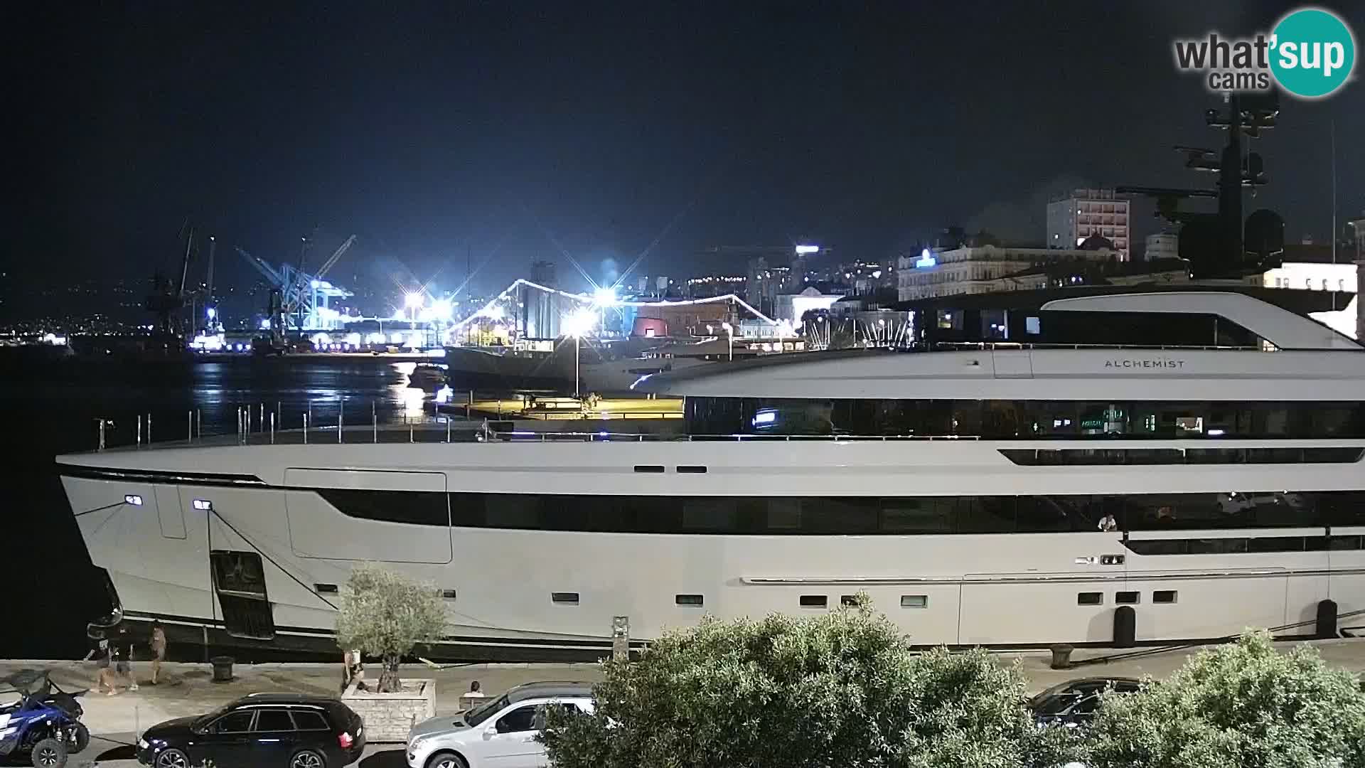 Riva i Marina u Rijeci – Web kamera uživo u Hrvatskoj