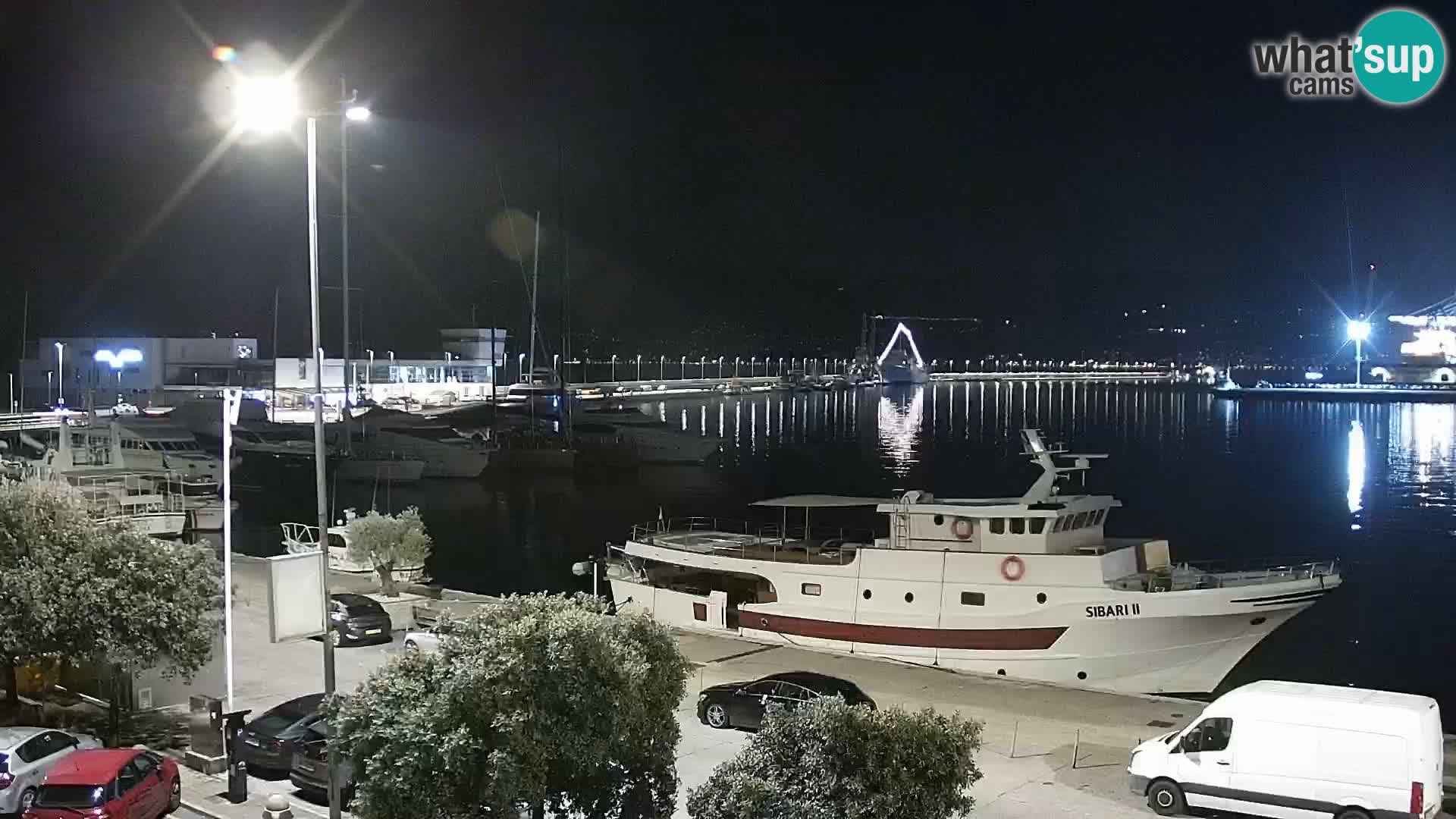 La Riva e la Marina a Rijeka (Fiume) – Live Webcam Croazia