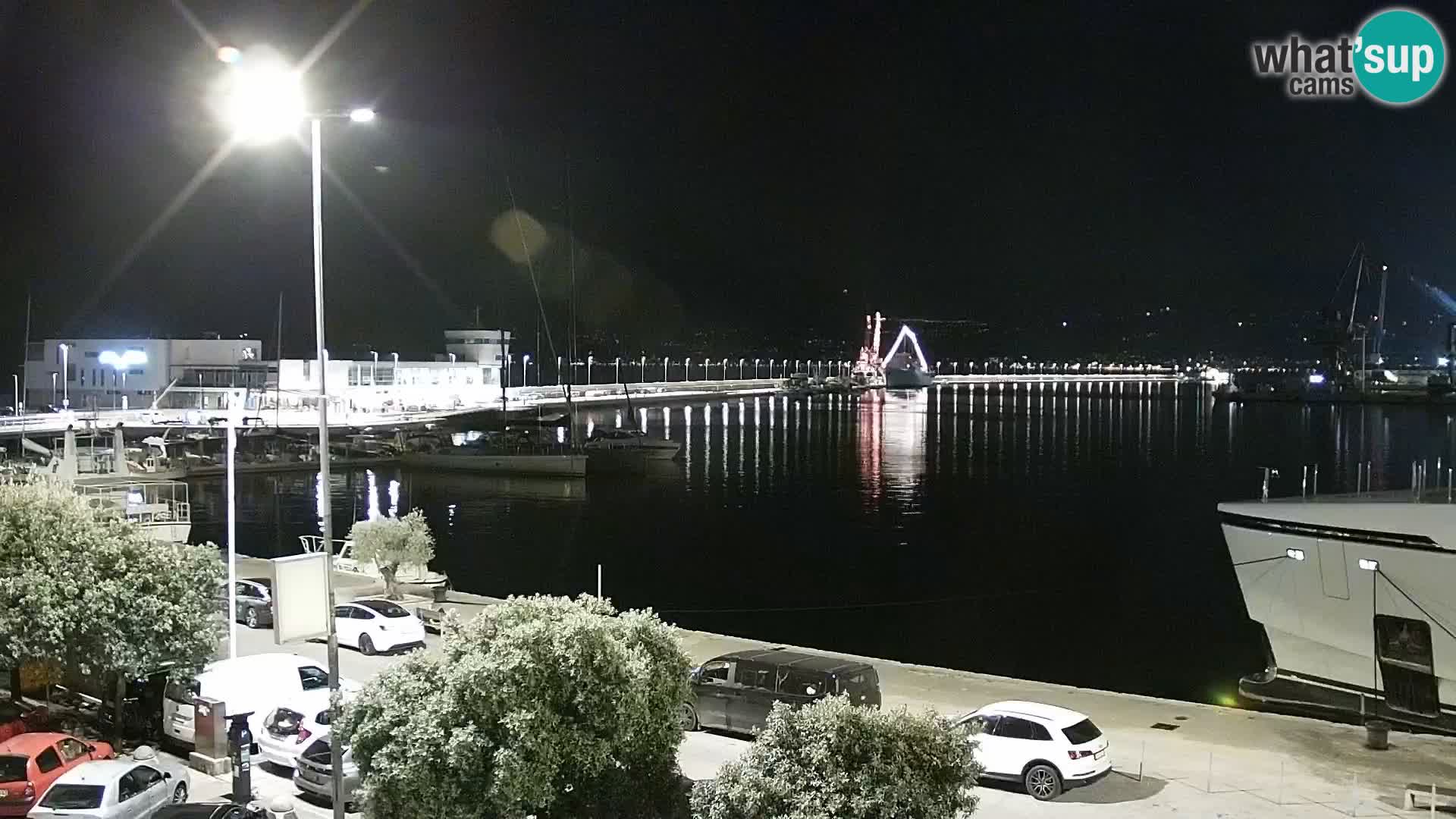 Riva i Marina u Rijeci – Web kamera uživo u Hrvatskoj