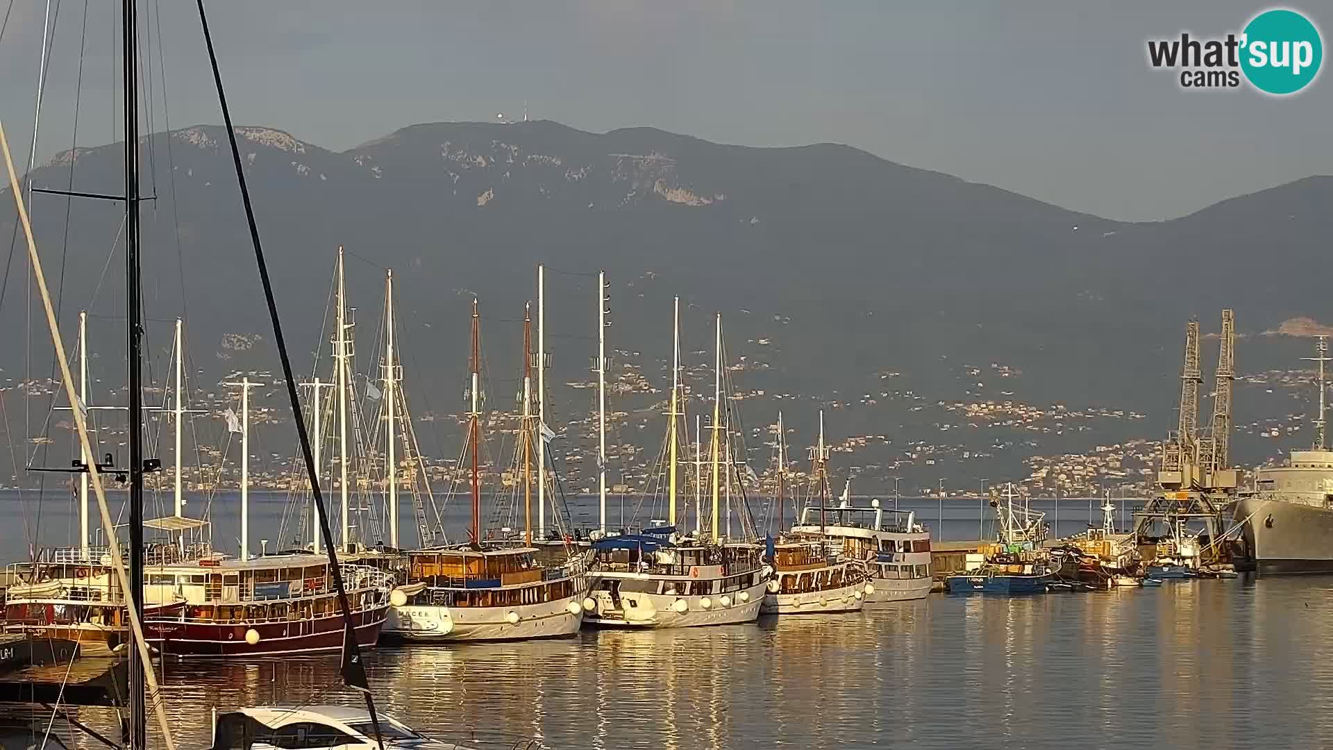 Riva i Marina u Rijeci – Web kamera uživo u Hrvatskoj