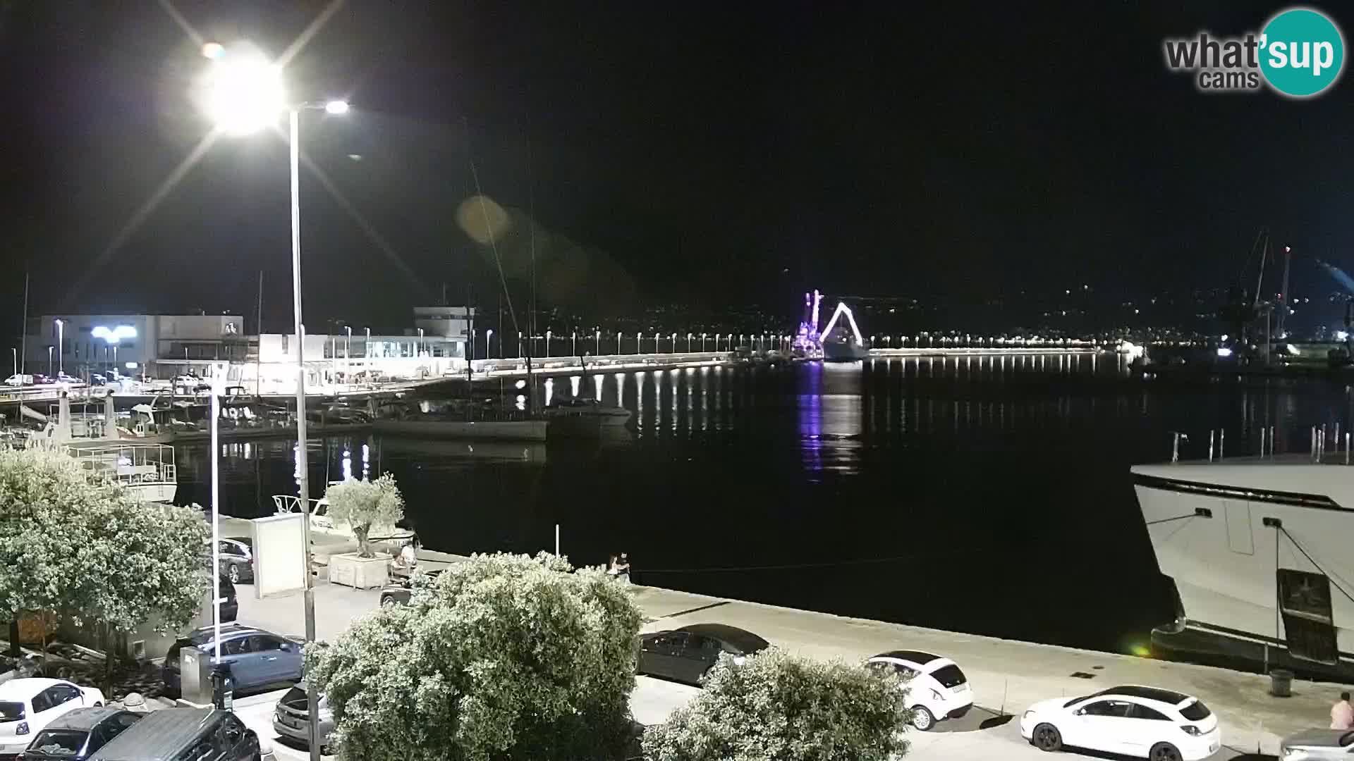 La Riva et Marina à Rijeka – Live Webcam Croatie