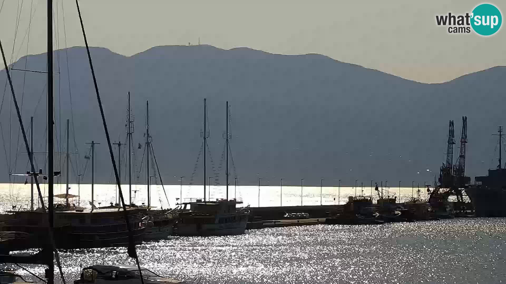 Die Riva und Marina in Rijeka – Live Webcam Kroatien