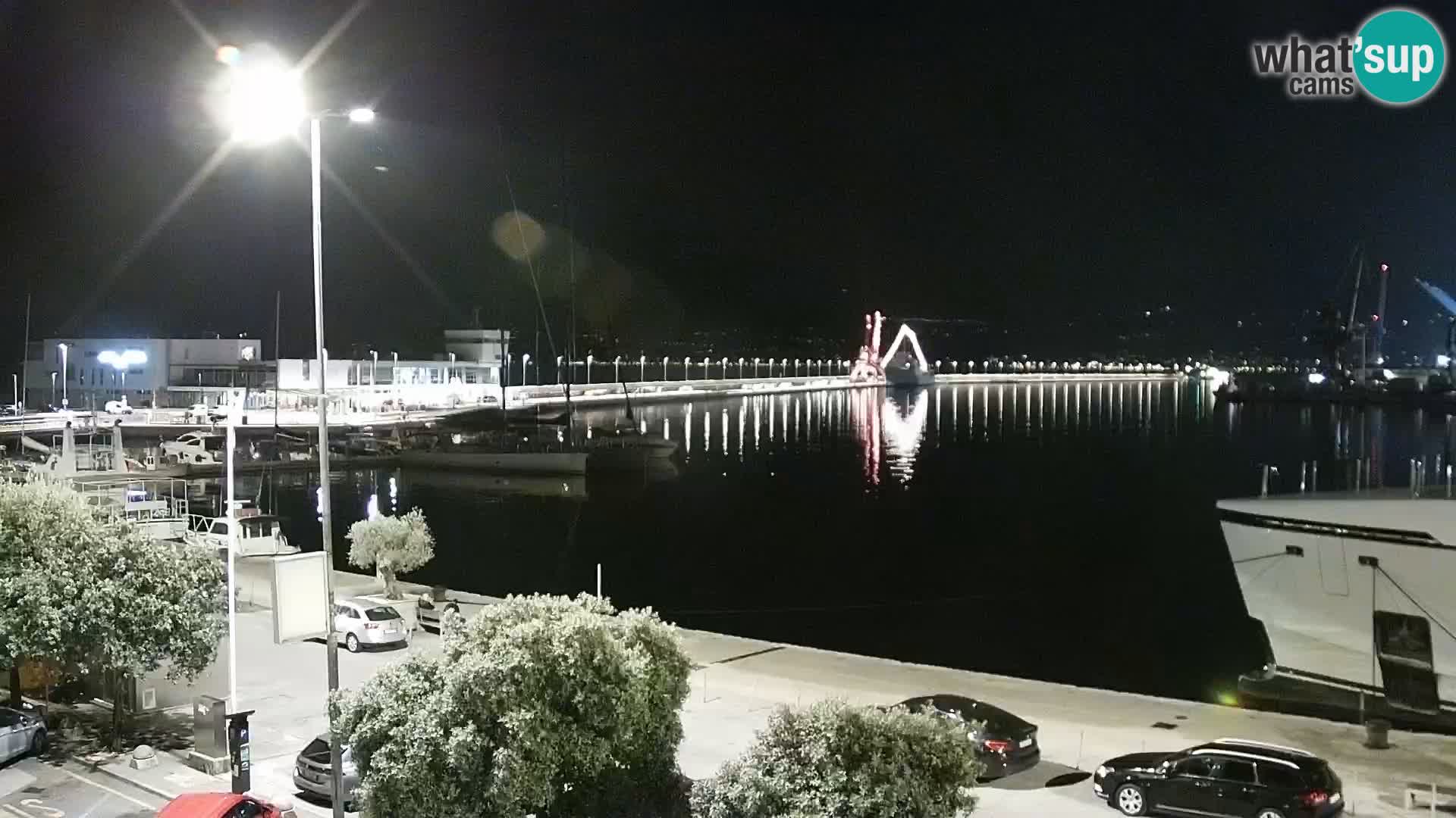 La Riva e la Marina a Rijeka (Fiume) – Live Webcam Croazia