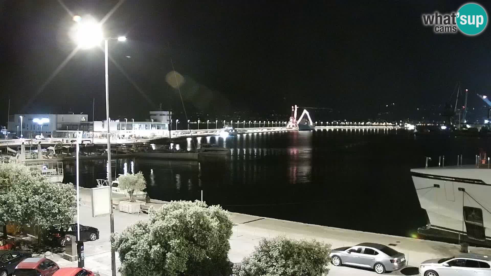 Riva i Marina u Rijeci – Web kamera uživo u Hrvatskoj