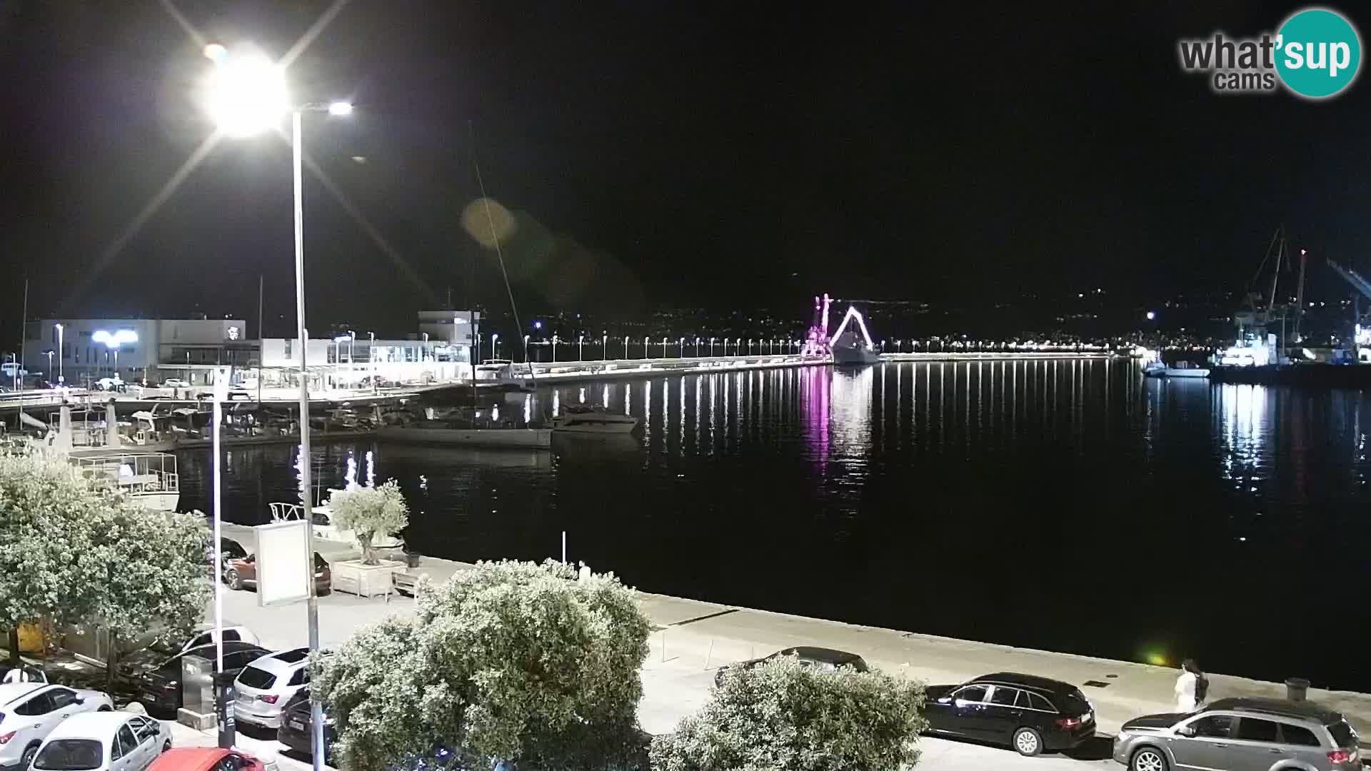 Riva i Marina u Rijeci – Web kamera uživo u Hrvatskoj