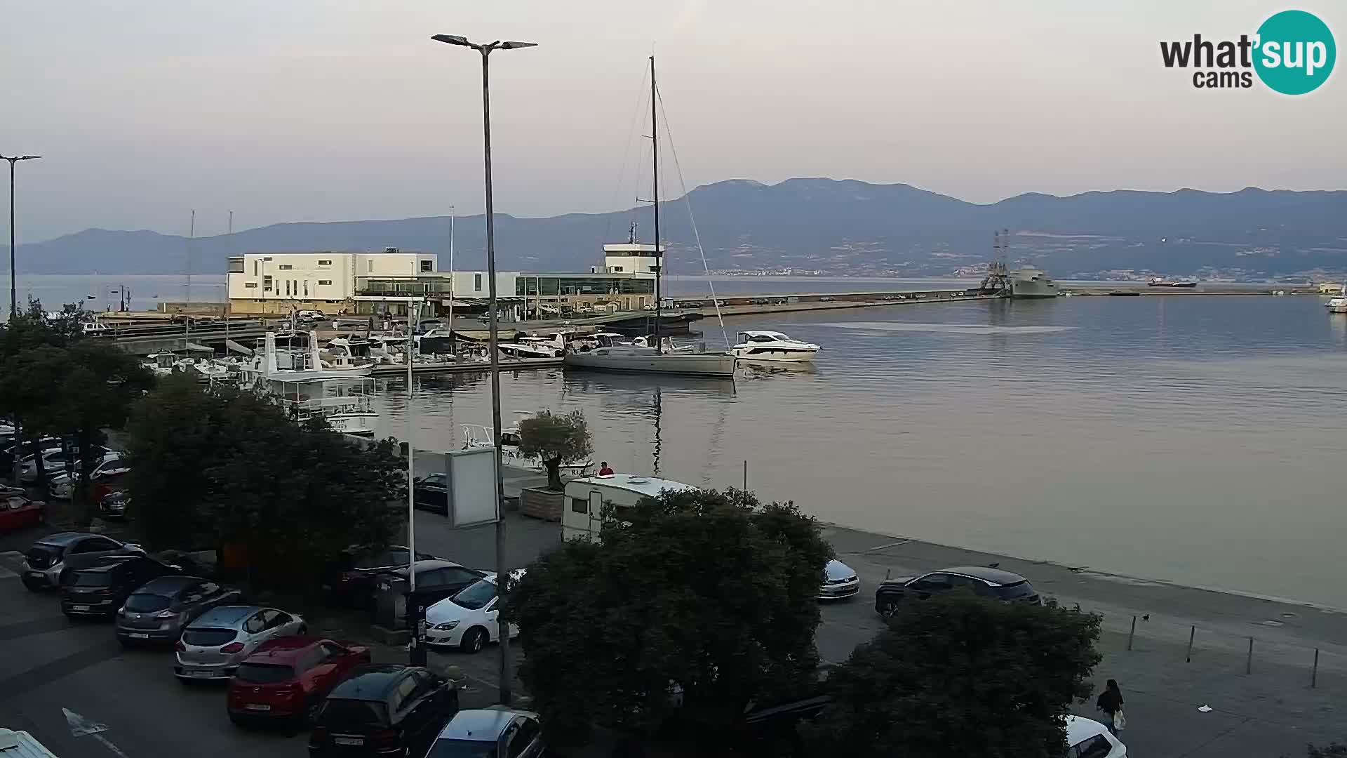 La Riva e la Marina a Rijeka (Fiume) – Live Webcam Croazia