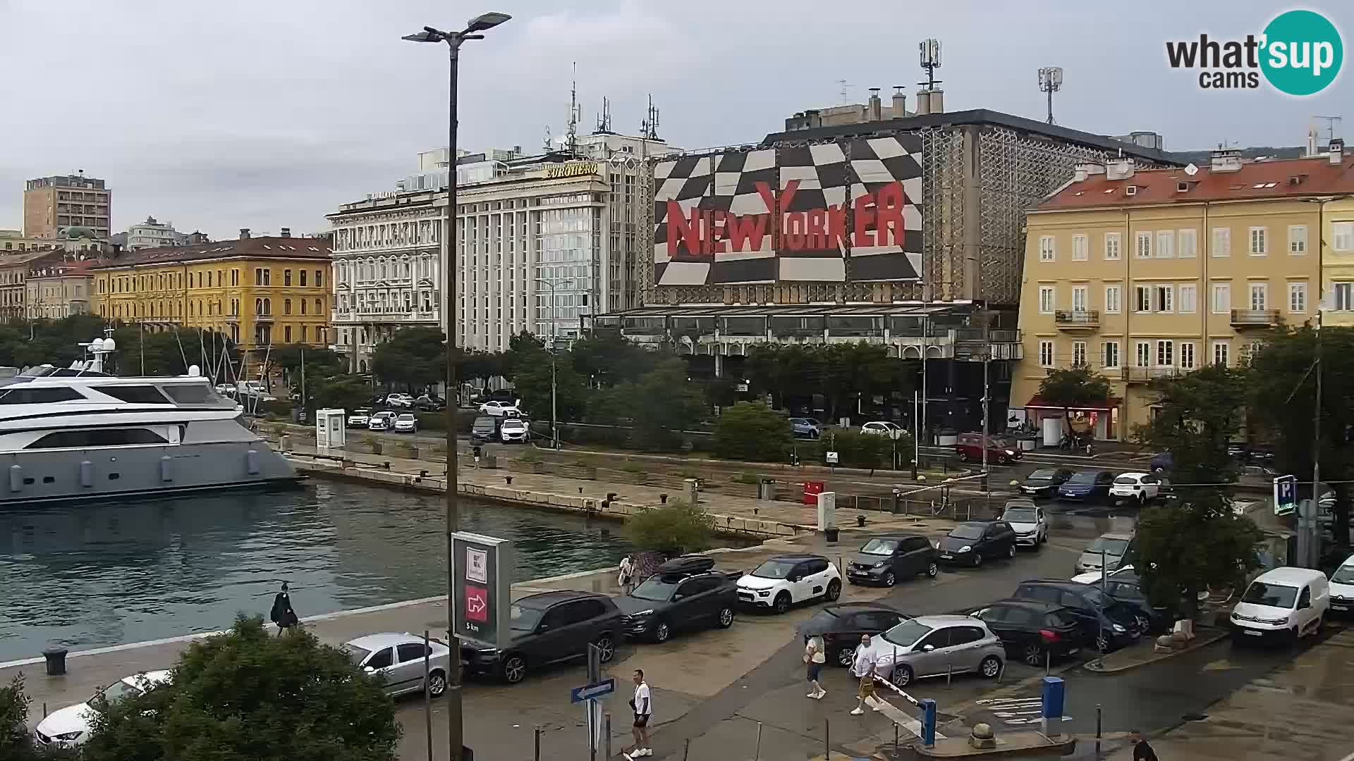 La Riva e la Marina a Rijeka (Fiume) – Live Webcam Croazia