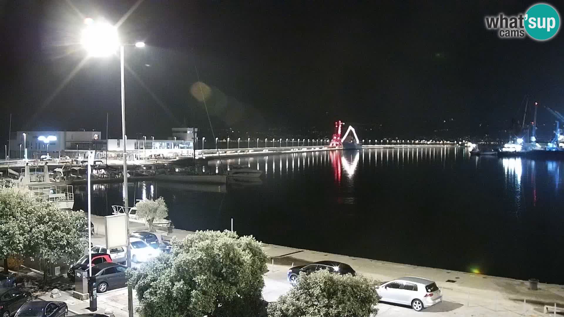 Riva i Marina u Rijeci – Web kamera uživo u Hrvatskoj