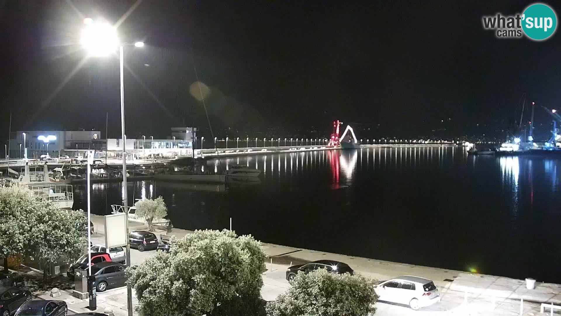 Riva i Marina u Rijeci – Web kamera uživo u Hrvatskoj