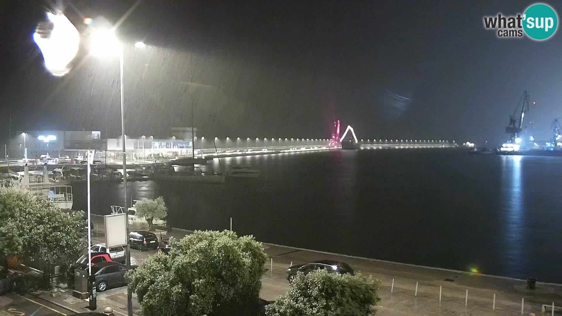 La Riva e la Marina a Rijeka (Fiume) – Live Webcam Croazia