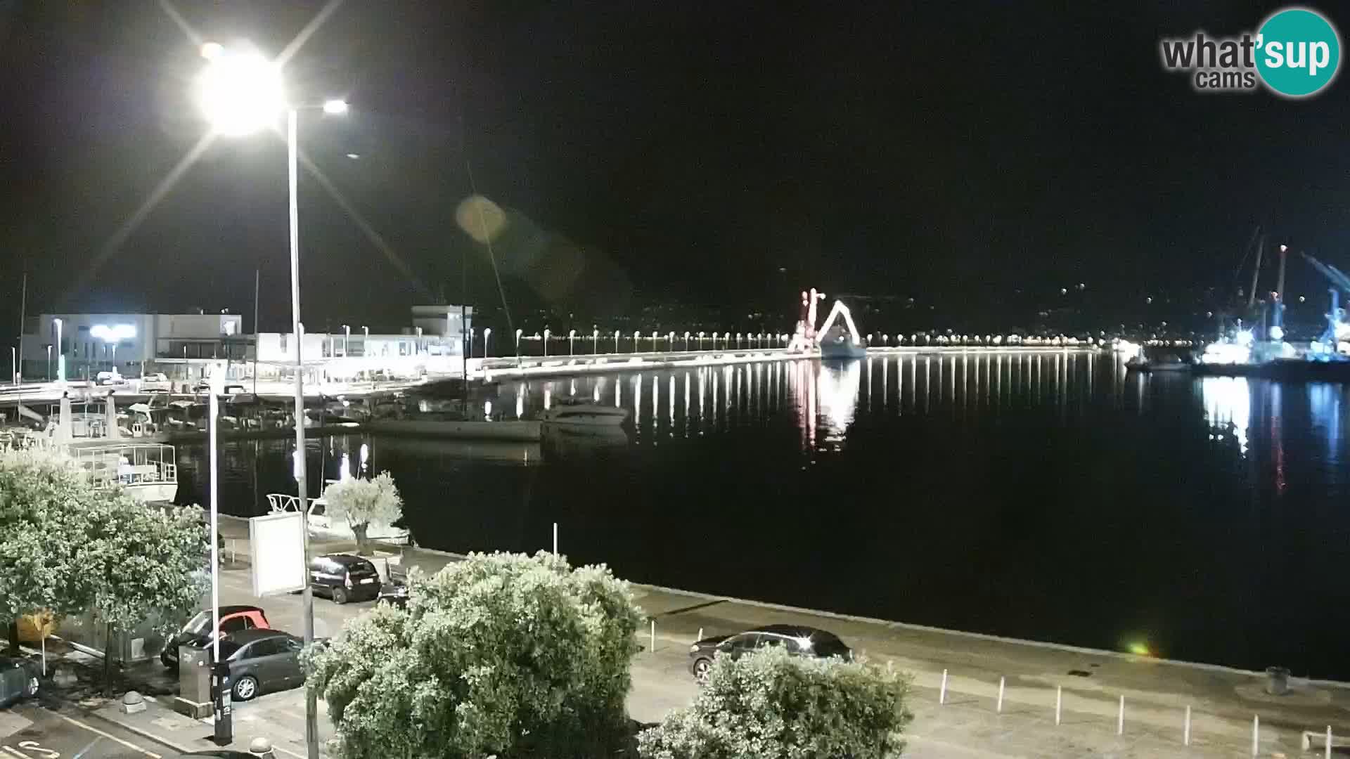 Riva i Marina u Rijeci – Web kamera uživo u Hrvatskoj