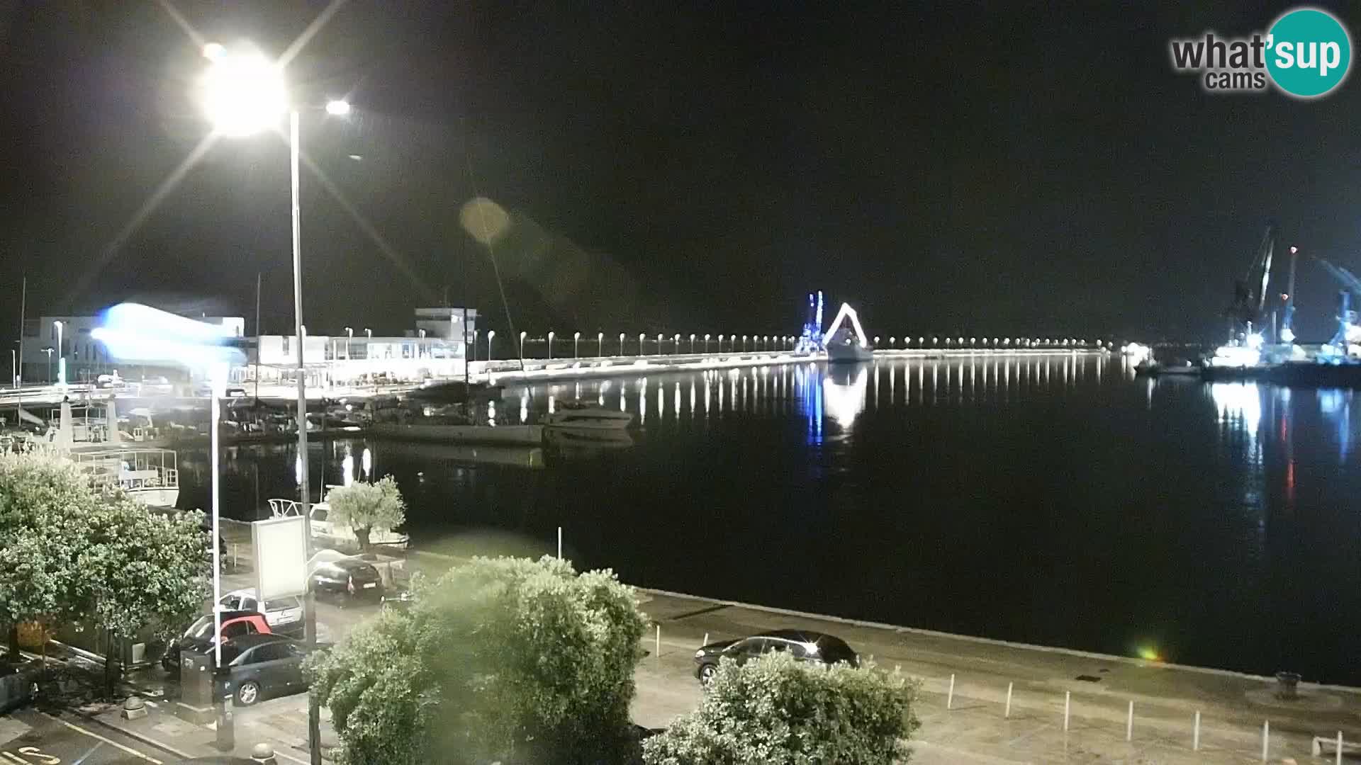 La Riva y Marina en Rijeka – Webcam en vivo Croacia