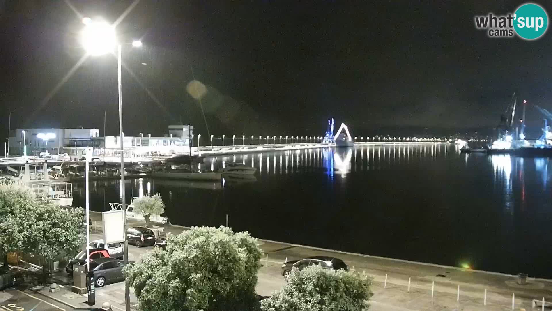 La Riva e la Marina a Rijeka (Fiume) – Live Webcam Croazia