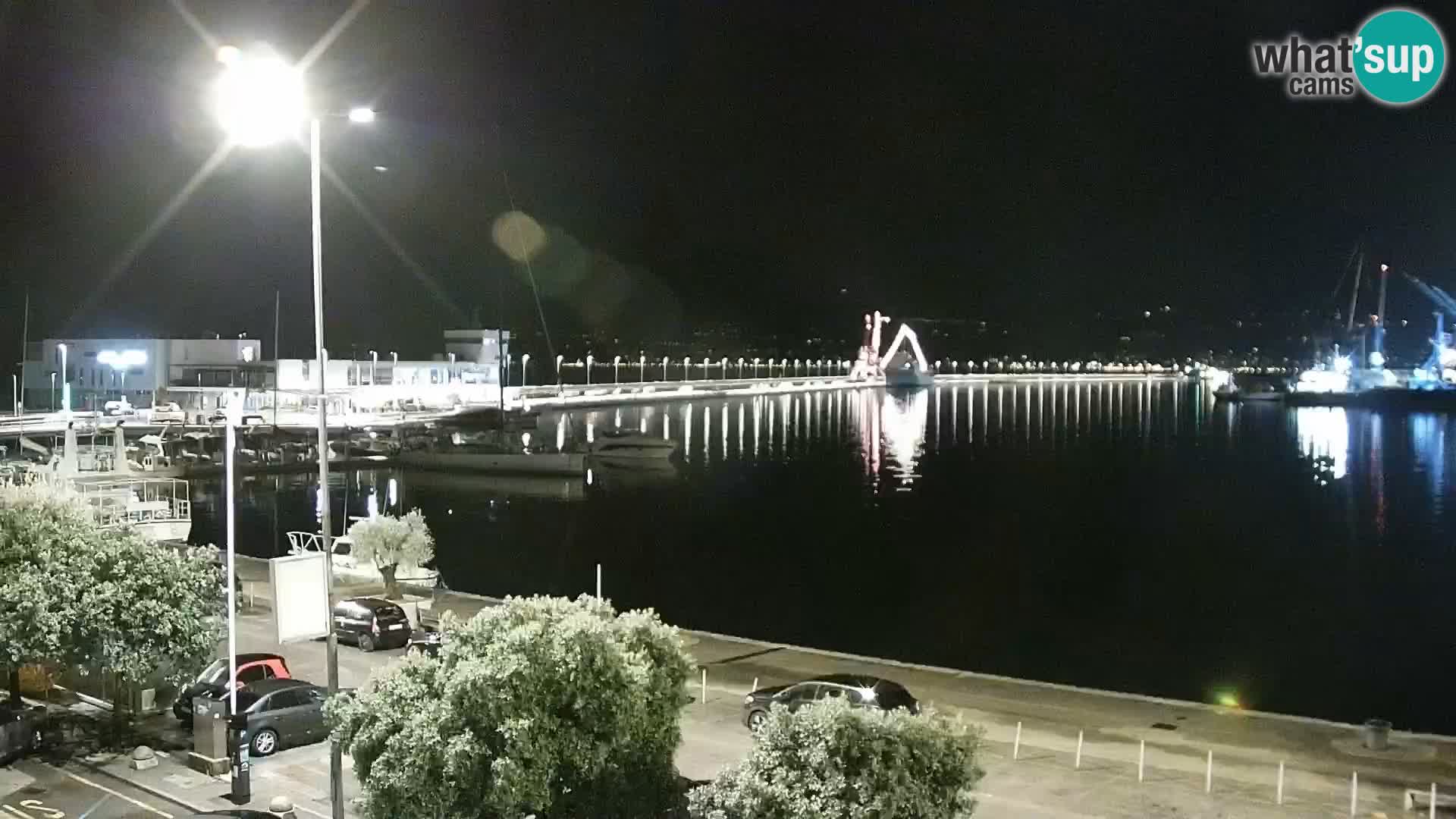Riva i Marina u Rijeci – Web kamera uživo u Hrvatskoj