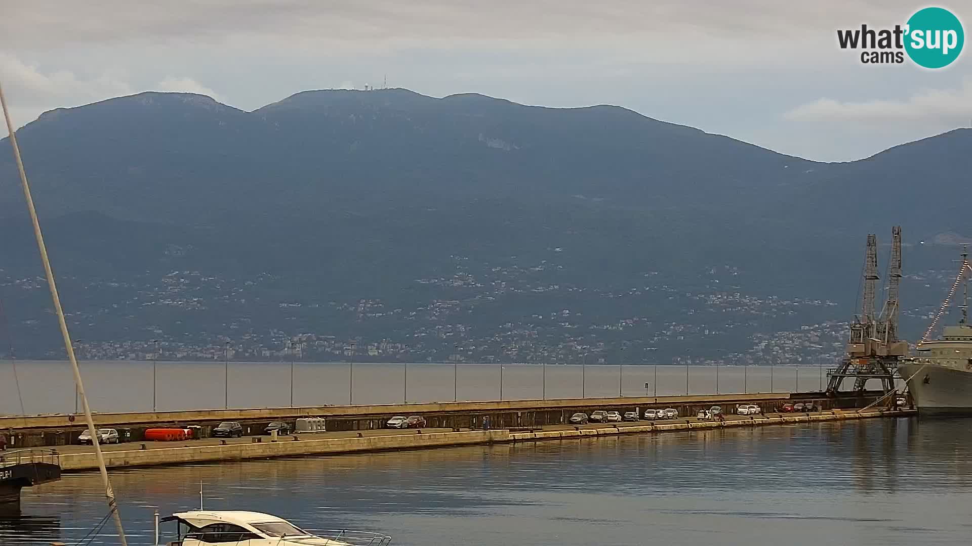 La Riva y Marina en Rijeka – Webcam en vivo Croacia