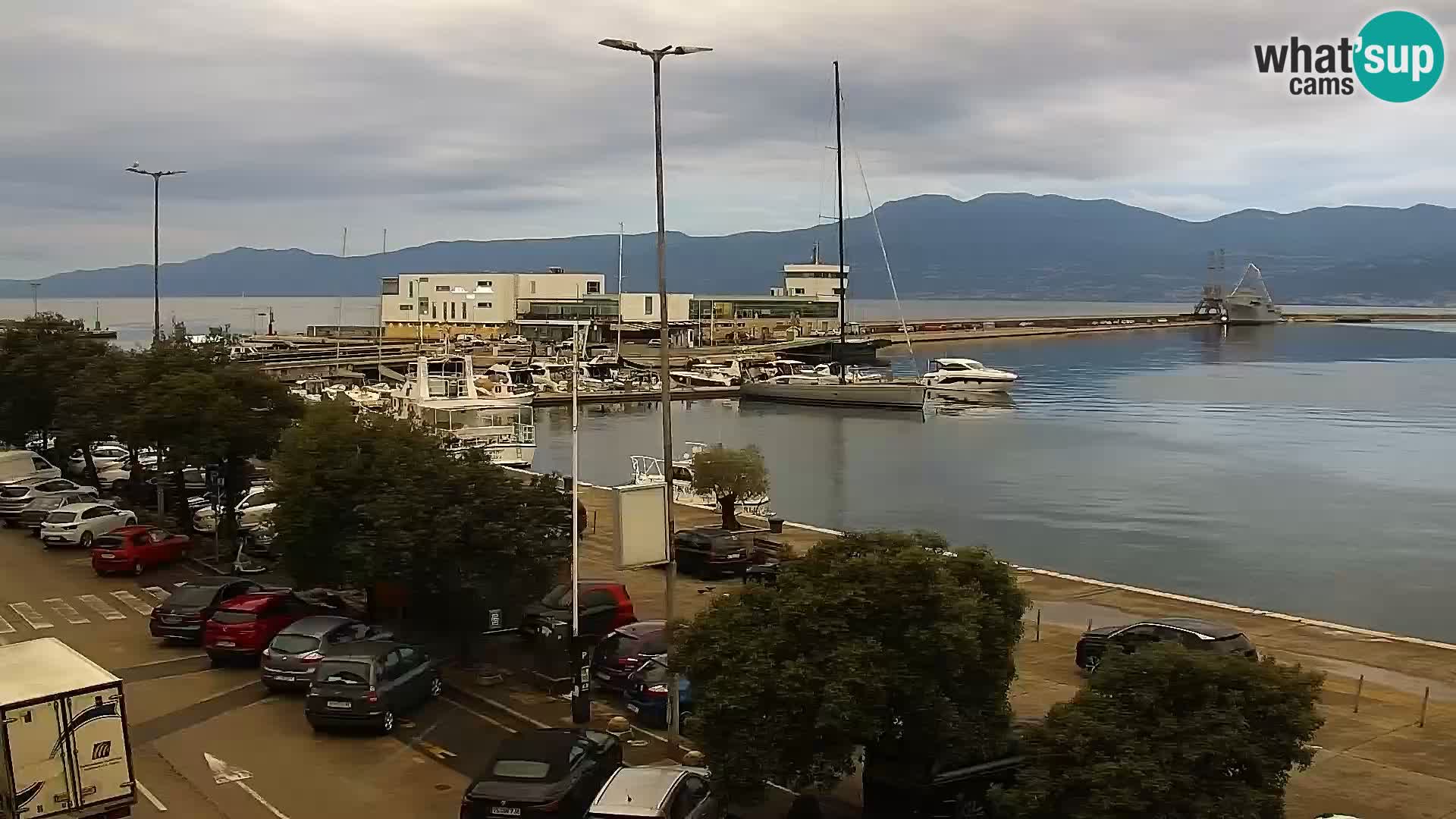 La Riva e la Marina a Rijeka (Fiume) – Live Webcam Croazia