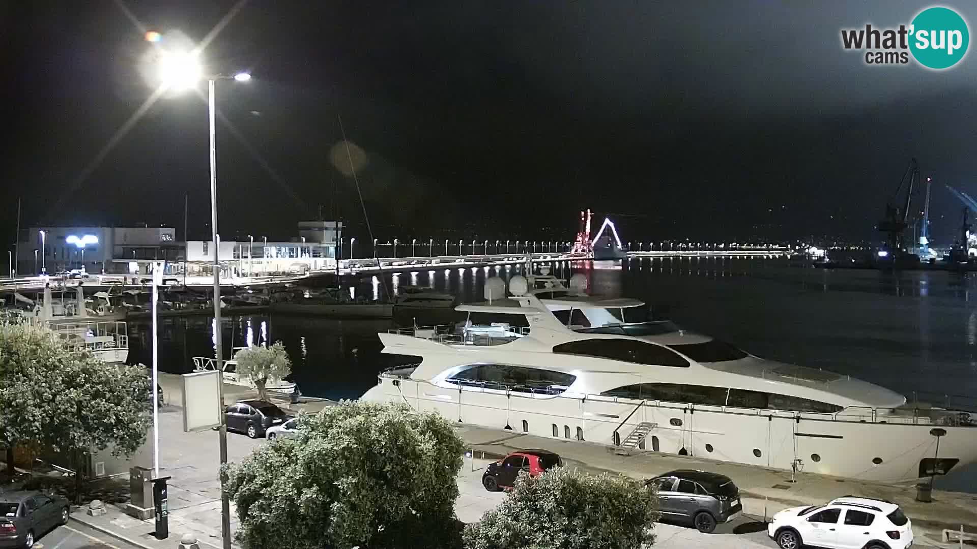 Riva i Marina u Rijeci – Web kamera uživo u Hrvatskoj