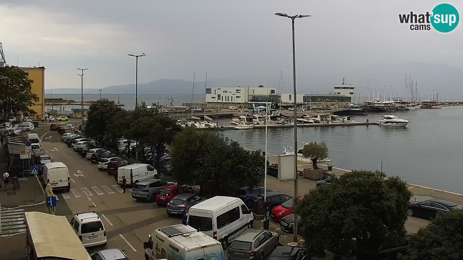 La Riva e la Marina a Rijeka (Fiume) – Live Webcam Croazia