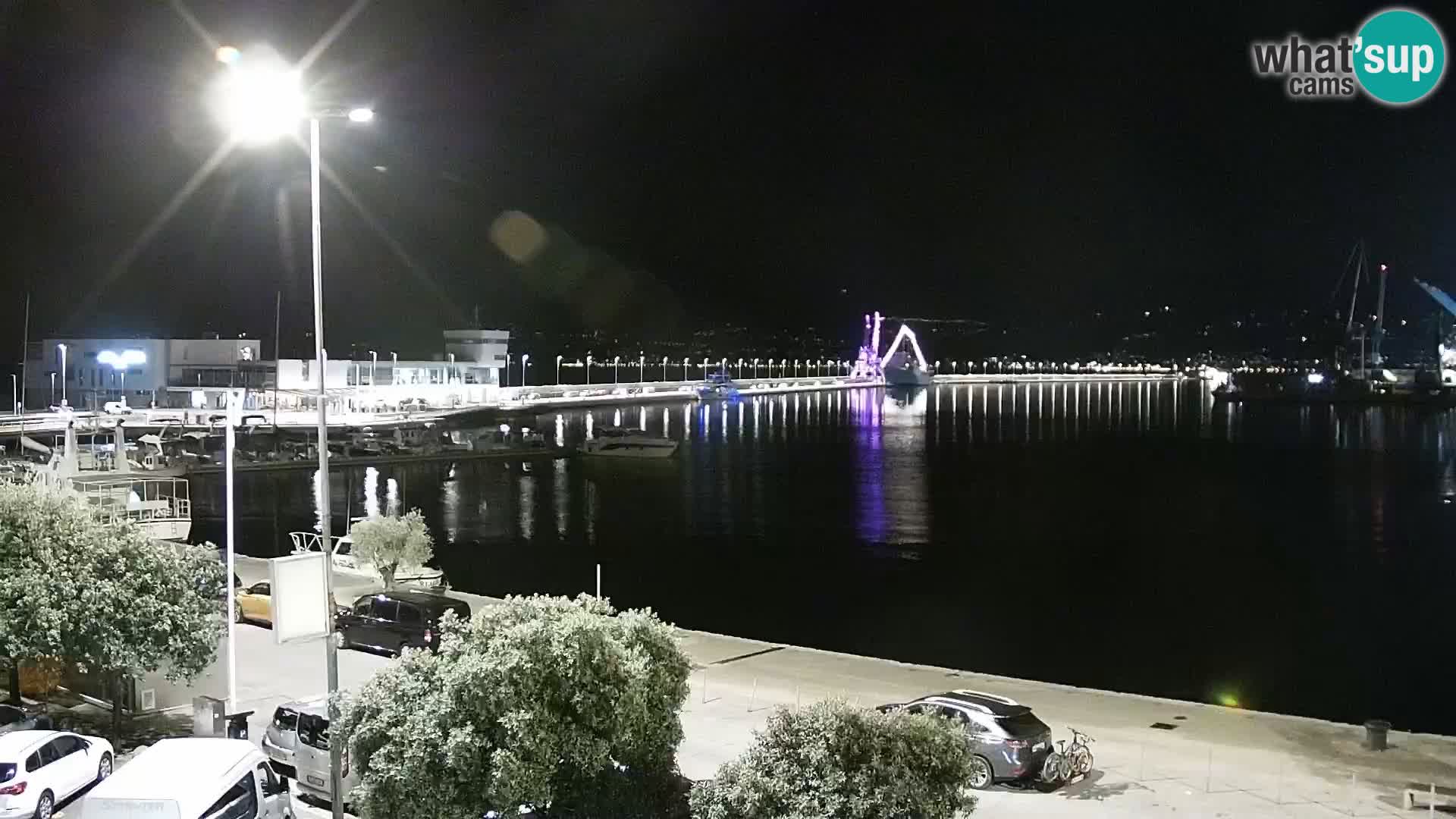 Die Riva und Marina in Rijeka – Live Webcam Kroatien