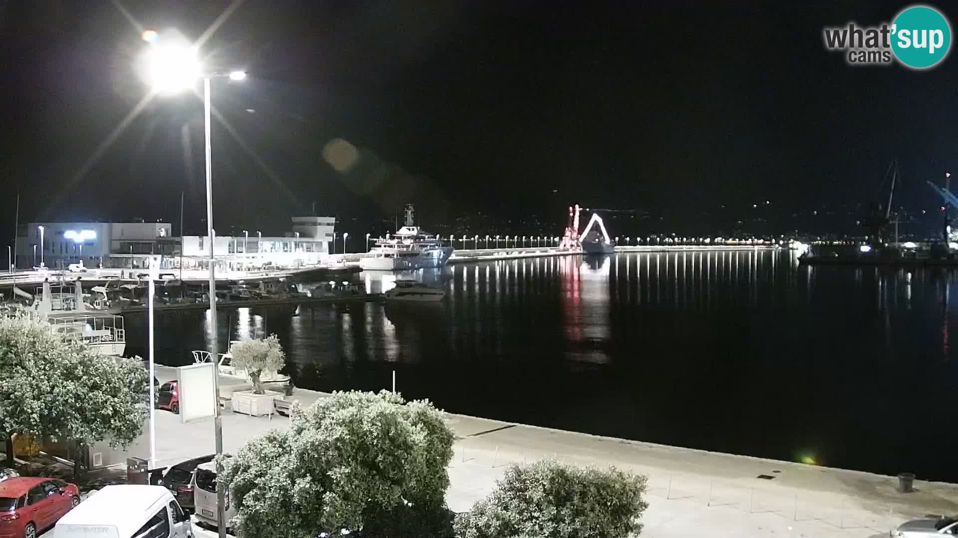 Die Riva und Marina in Rijeka – Live Webcam Kroatien