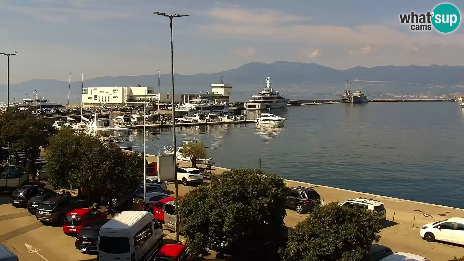 La Riva e la Marina a Rijeka (Fiume) – Live Webcam Croazia