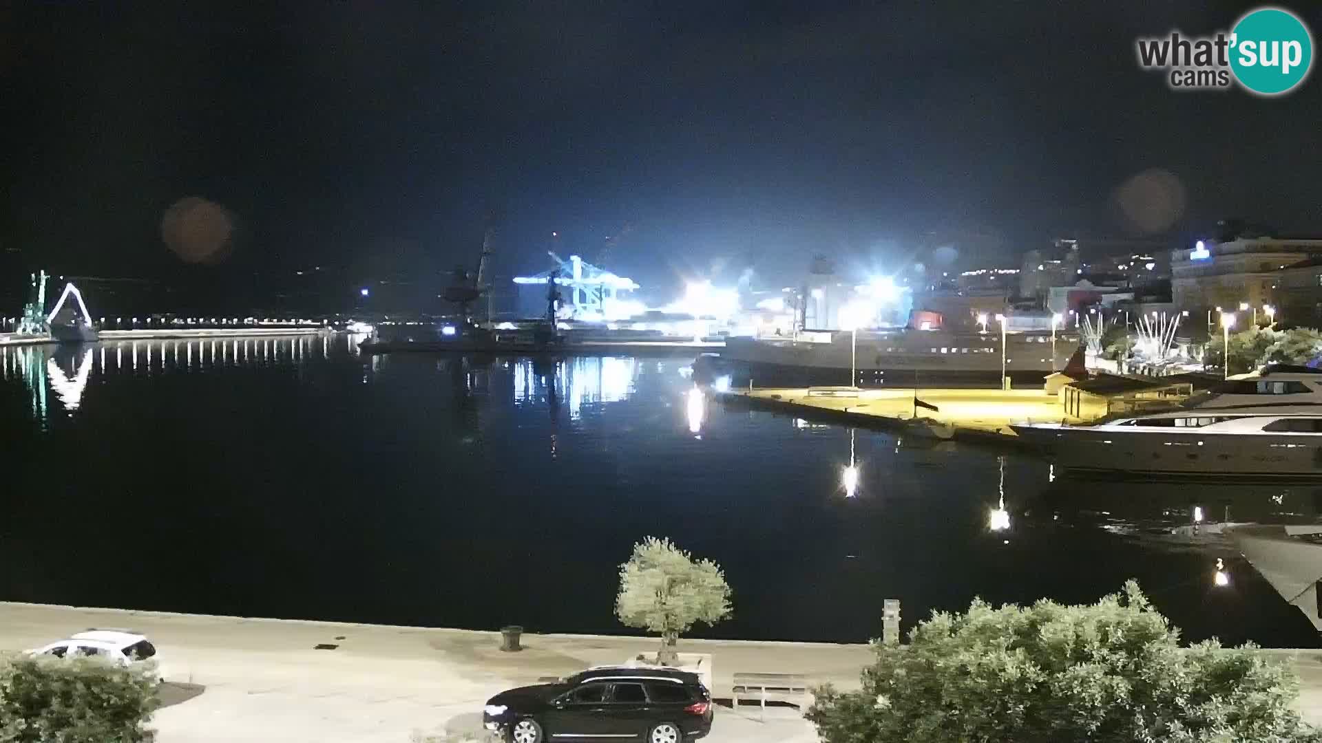 Riva i Marina u Rijeci – Web kamera uživo u Hrvatskoj