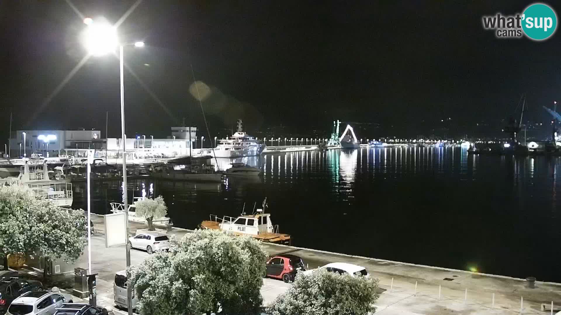 La Riva e la Marina a Rijeka (Fiume) – Live Webcam Croazia