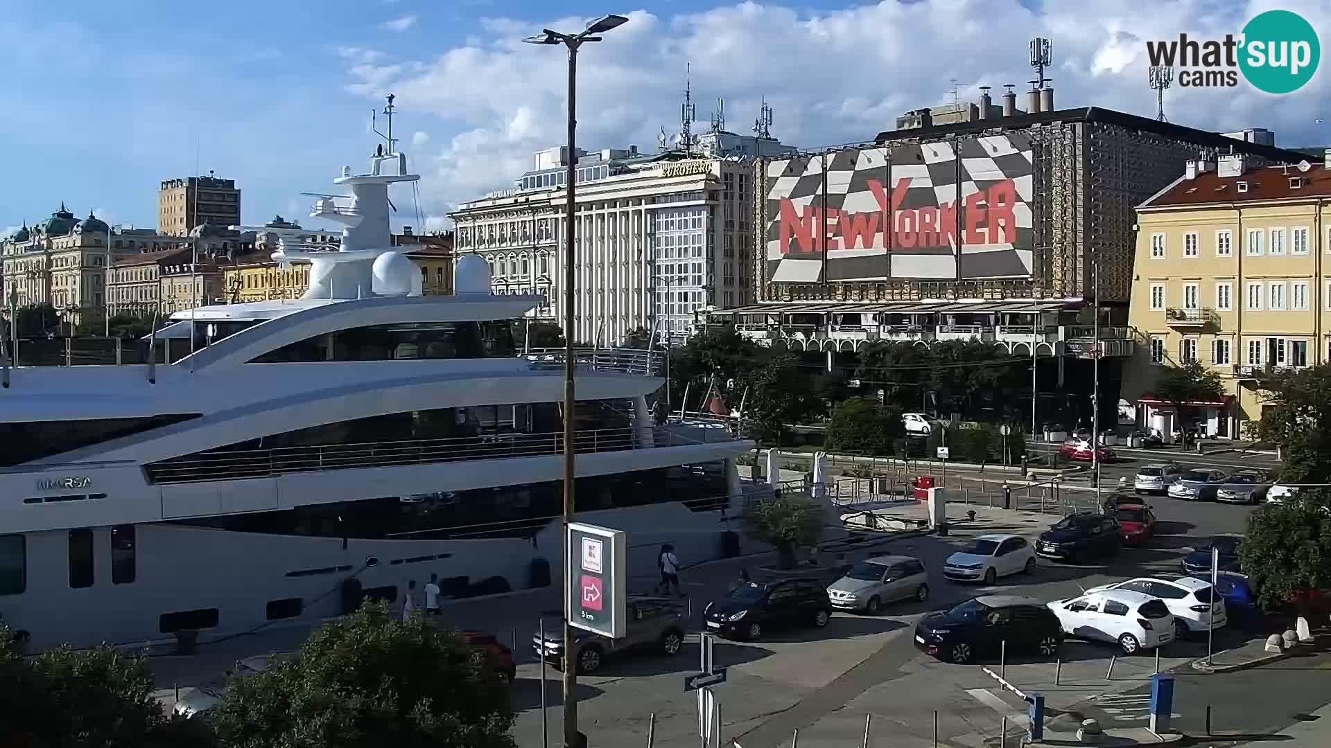 La Riva e la Marina a Rijeka (Fiume) – Live Webcam Croazia