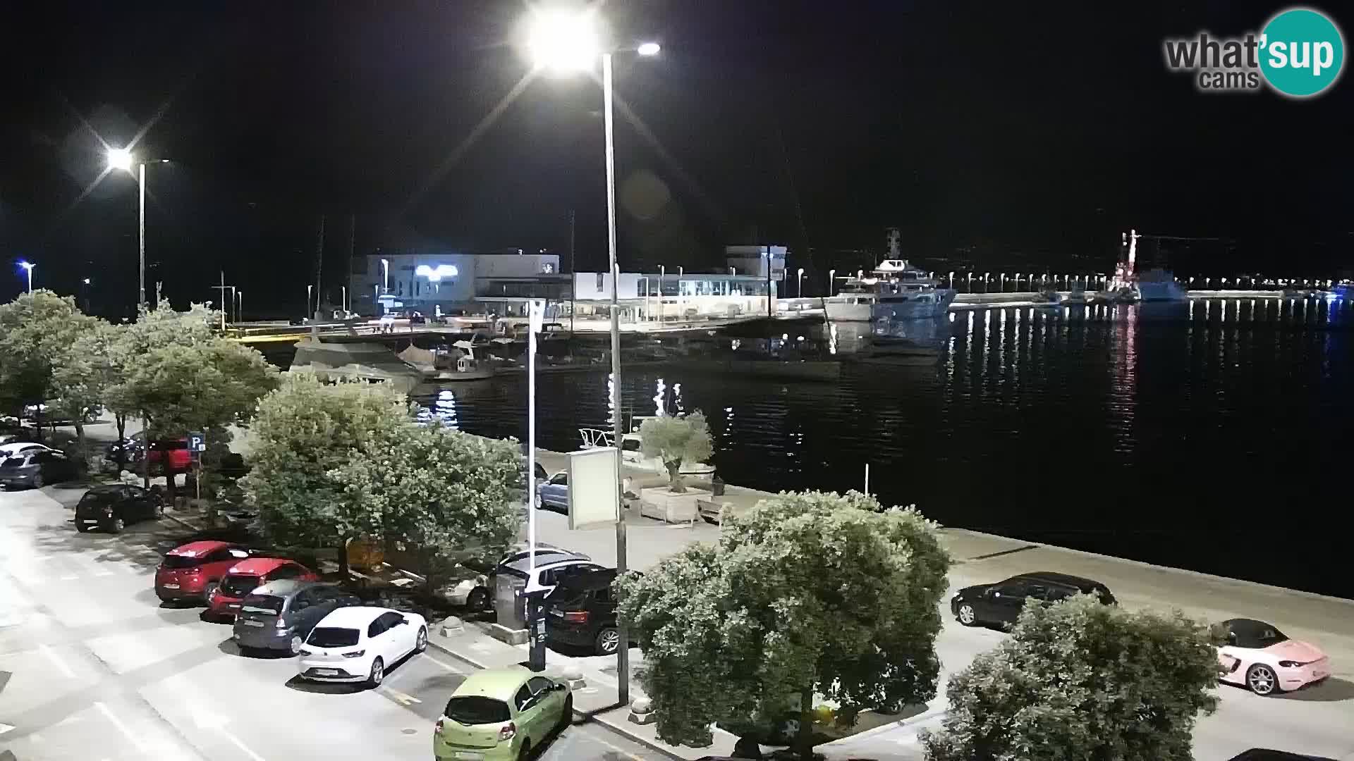 The Riva and Marina in Rijeka  – Live Webcam Croatia