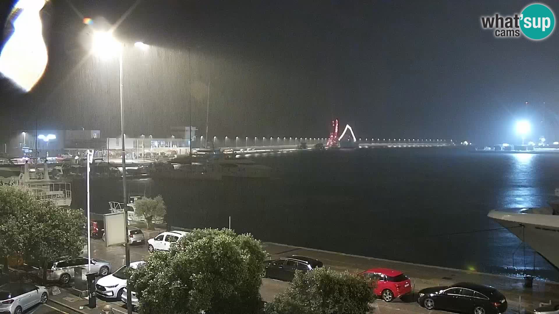 La Riva y Marina en Rijeka – Webcam en vivo Croacia
