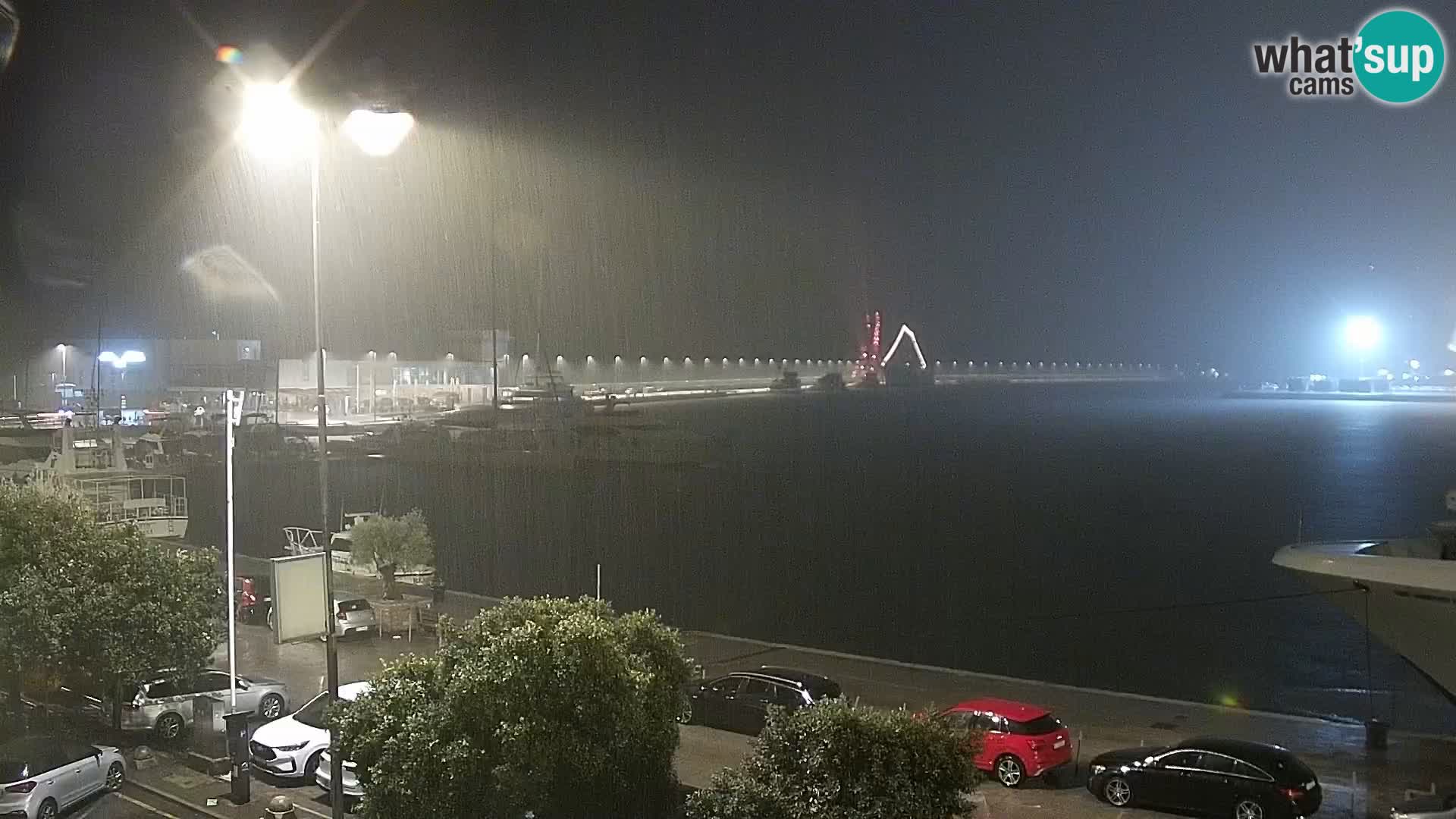 The Riva and Marina in Rijeka  – Live Webcam Croatia