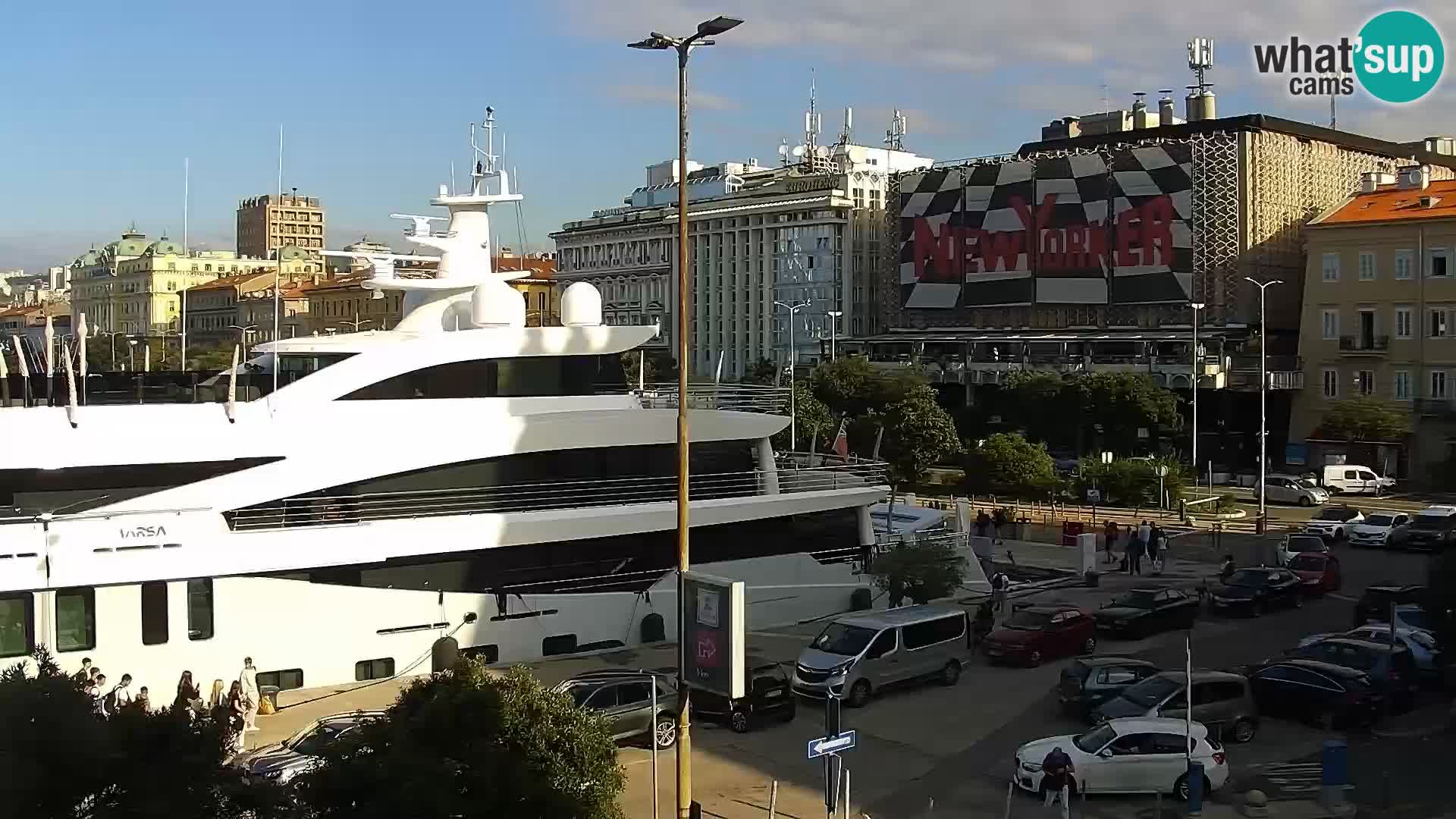 Riva i Marina u Rijeci – Web kamera uživo u Hrvatskoj